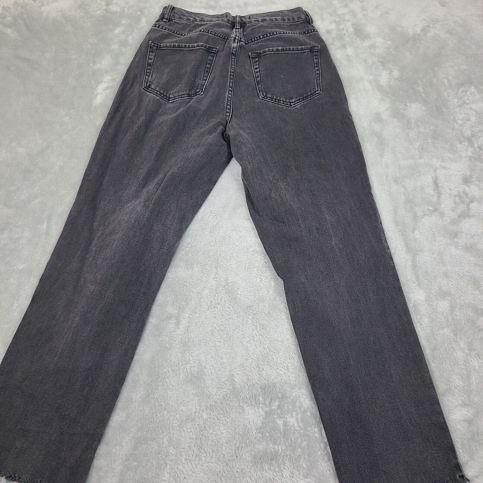 Pacsun Pac Sun Jeans Women Size 26x26 Black Straight Distressed Hig Size 26" / US 2 / IT 38 - 9 Thumbnail