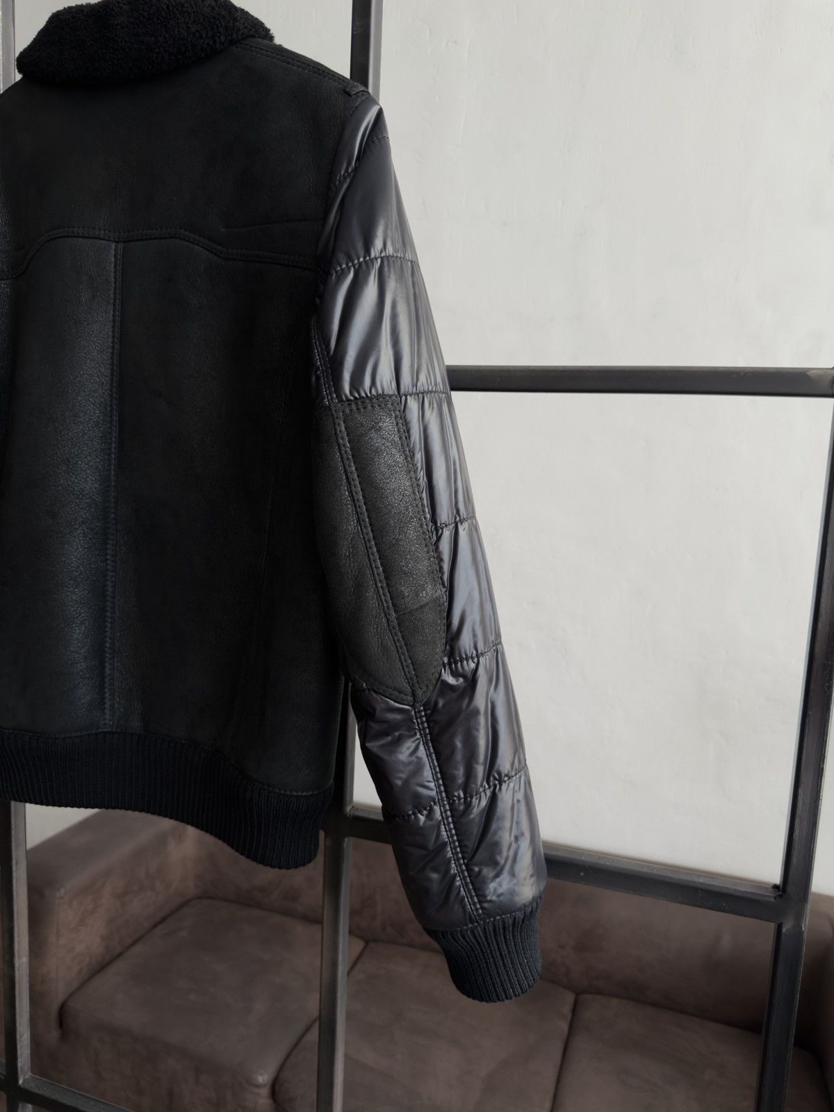 Dior Dior Leather Shearling Jacket FW07 Navigate Hedi Slimane Size US L / EU 52-54 / 3 - 20 Thumbnail