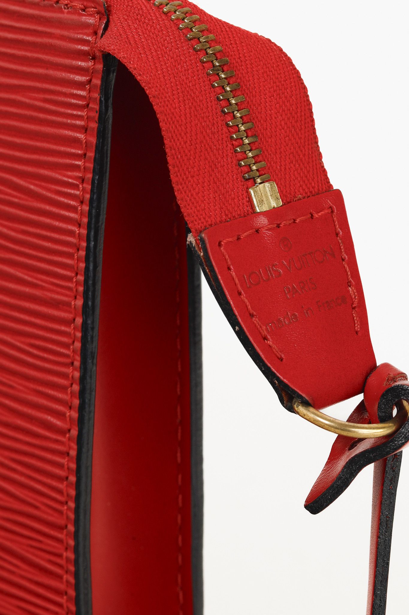 Louis Vuitton Louis Vuitton Epi Castillan Red Pochette Accessoires Bag Size ONE SIZE - 7 Thumbnail