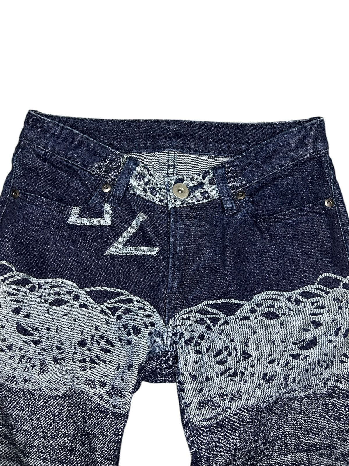 Issey Miyake APOC Graphic Denim Size 26" / US 2 / IT 38 - 4 Thumbnail
