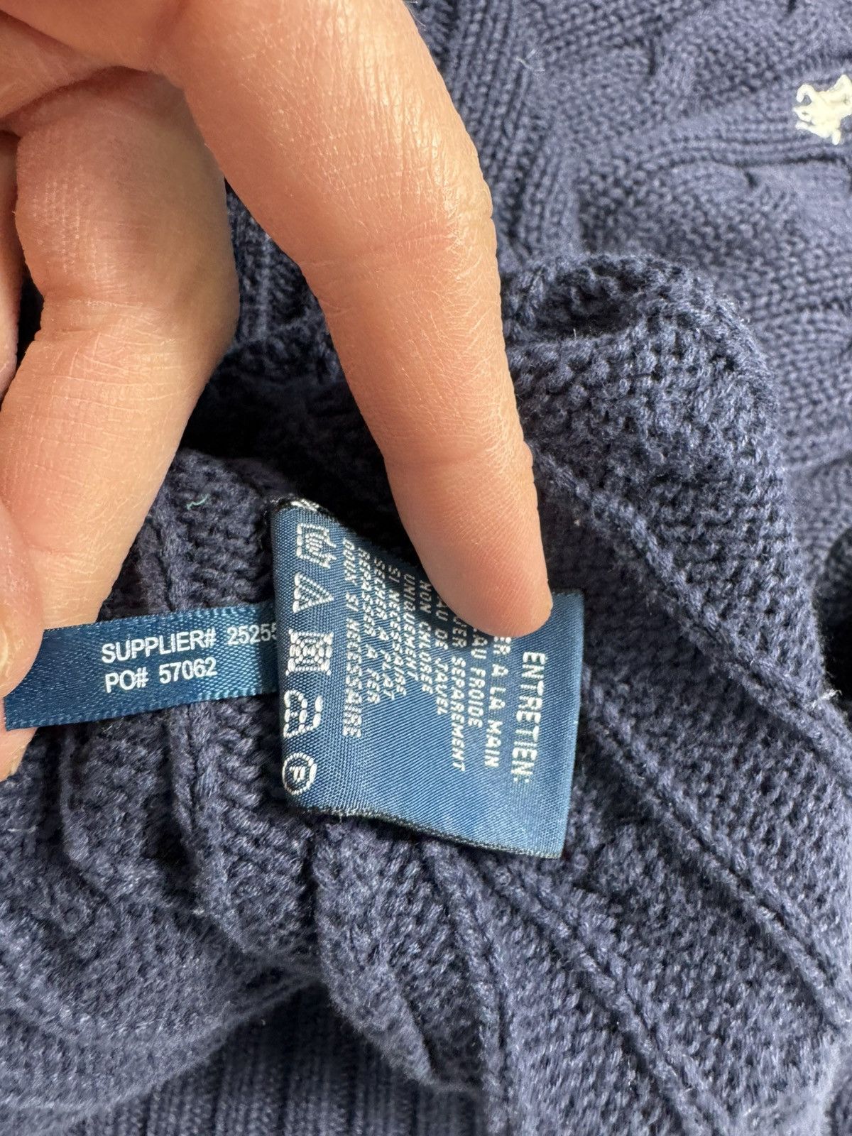 Ralph Lauren Polo Ralph Lauren Women’s Knitted Sweater Size M Navy Size M / US 6-8 / IT 42-44 - 8 Thumbnail