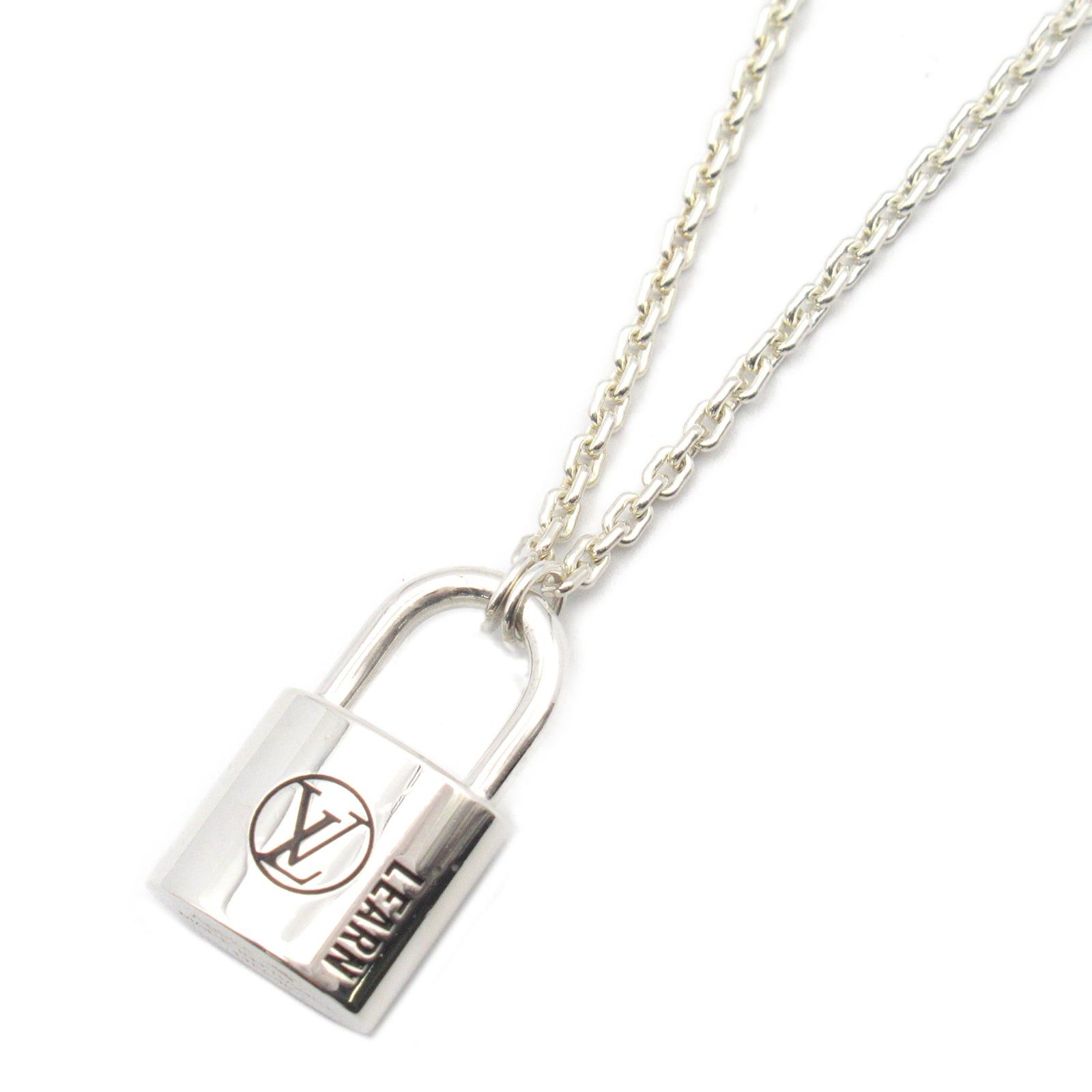 Louis Vuitton Louis Vuitton Lockit Learn Necklace 925 Silver Size ONE SIZE - 1 Thumbnail
