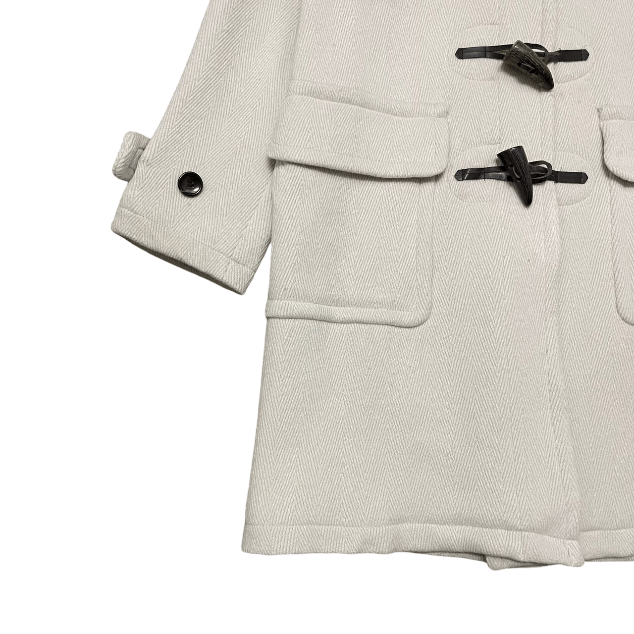 Yohji Yamamoto Vintage Ined by Yohji Yamamoto Wool Duffle Hooded Coat Size US S / EU 44-46 / 1 - 3 Thumbnail
