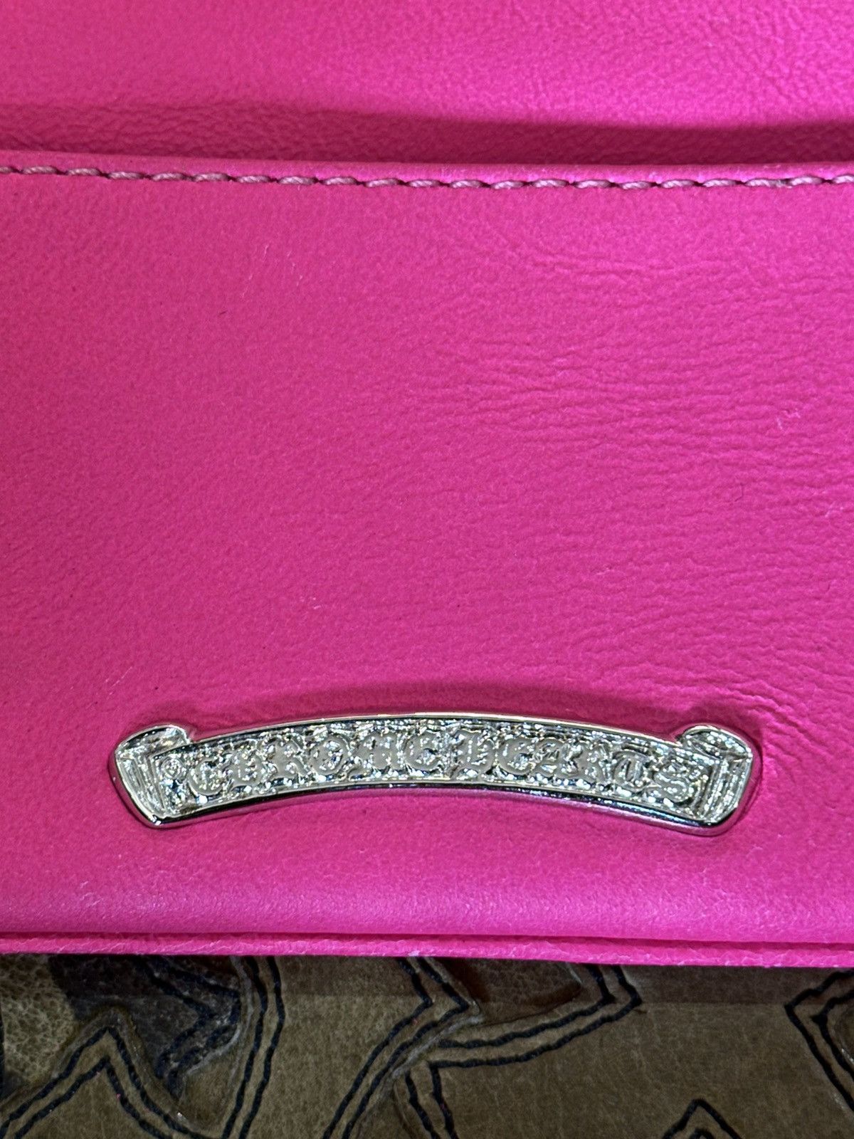 Chrome Hearts CHROME HEARTS PINK SINGLE PATCH WALLET Size ONE SIZE - 5 Thumbnail