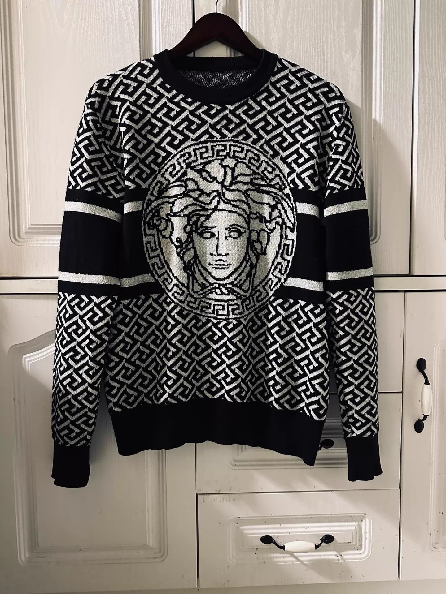 Versace Versace Main Line Limited Runway Wool Knit Sweater S Size US S / EU 44-46 / 1 - 1 Thumbnail