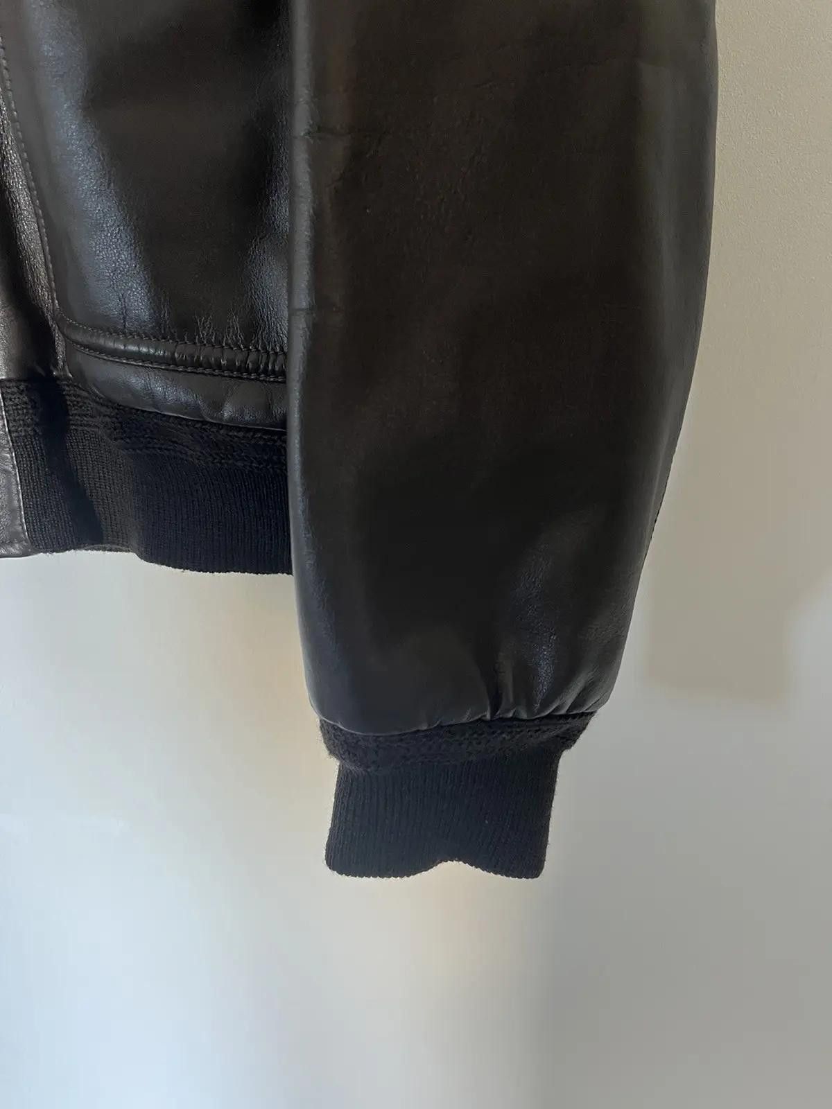 Celine × Hedi Slimane Celine × Hedi Slimane Shearling Collar Leather Jacket Size US M / EU 48-50 / 2 - 6 Thumbnail