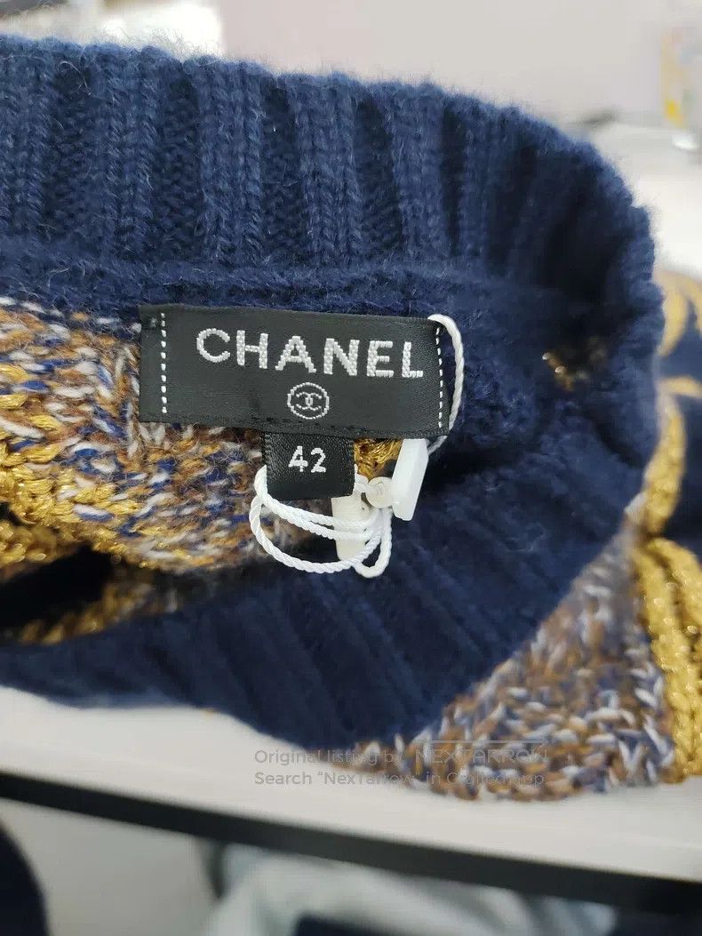 Chanel Chanel Castle Series Cashmere Sweater Size M / US 6-8 / IT 42-44 - 3 Thumbnail