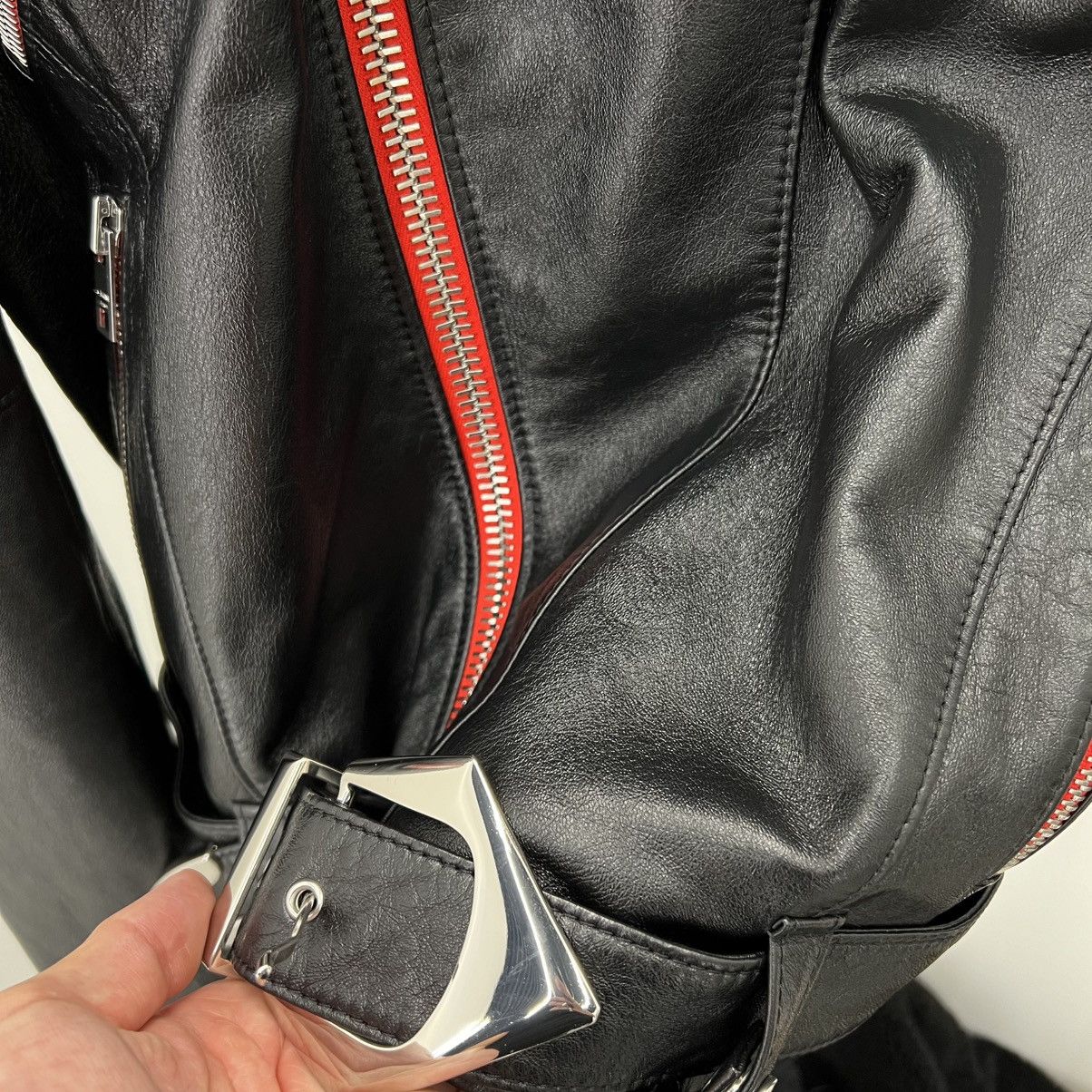 Celine Celine Leather Jacket in Medium Size US M / EU 48-50 / 2 - 4 Thumbnail