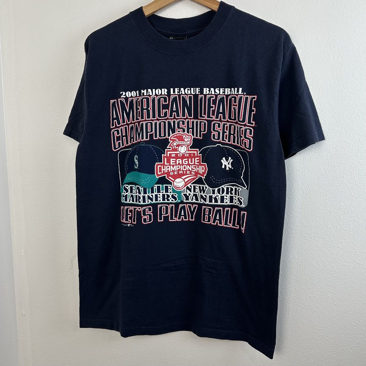 Vintage Vintage Seattle Mariners Shirt 2001 Championship Vs Yankees Size US M / EU 48-50 / 2 - 2 Thumbnail