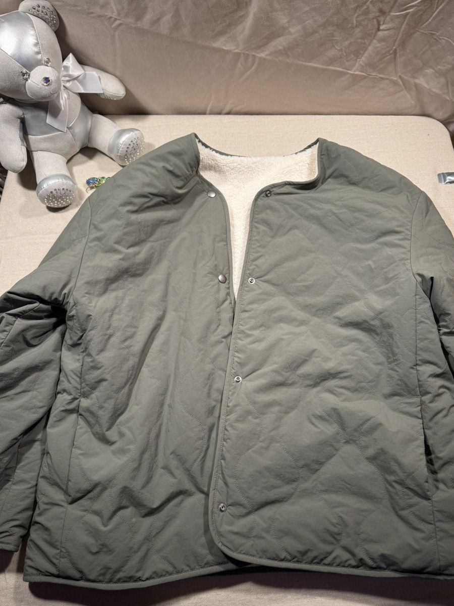 Vintage Army Green Button Up Jacket Size US L / EU 52-54 / 3 - 2 Thumbnail
