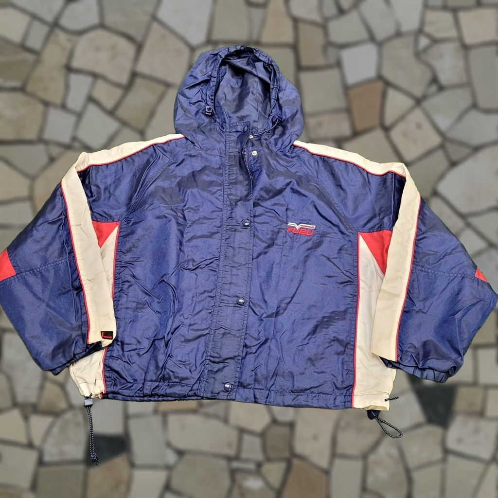 Fubu VINTAGE FUBU Jacket Womens XL Baggy Cropped 26x22 Nylon Zip Pockets Windbreaker 1990s Retro Athletic Clothing Womens Size XL / US 12-14 / IT 48-50 - 1 Thumbnail
