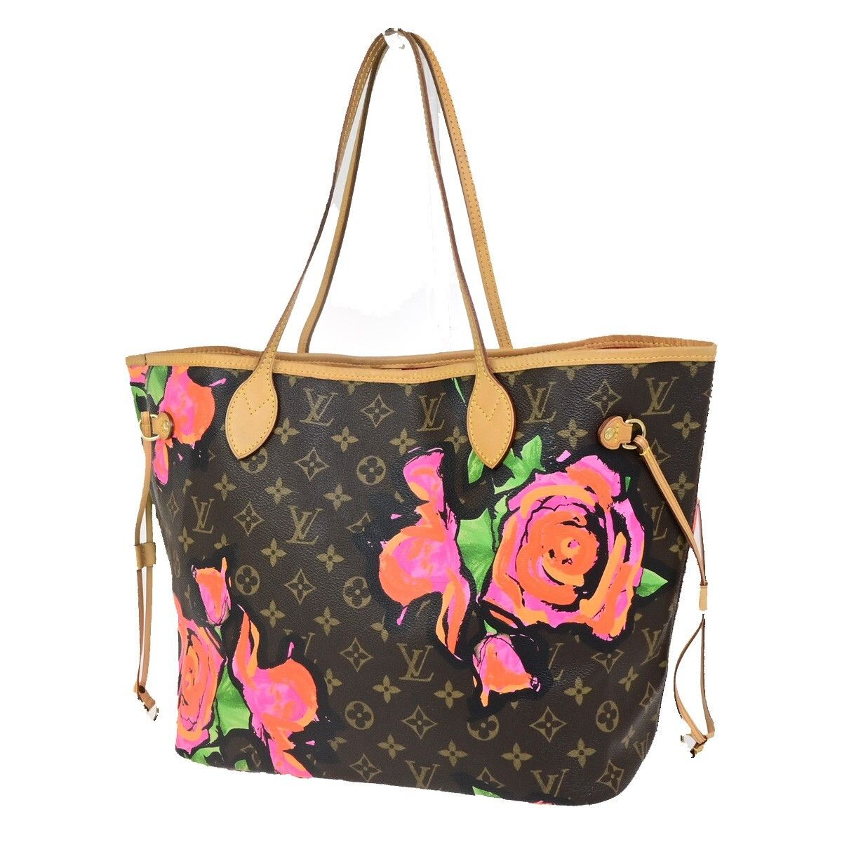 Louis Vuitton Louis Vuitton Neverfull Tote Limited Edition Monogram Roses Size ONE SIZE - 1 Thumbnail