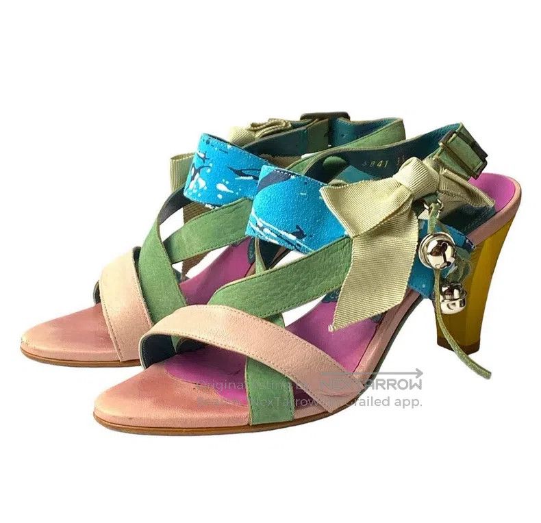 Vivienne Westwood Vivienne Westwood Multi Color & Material Heels Size US 4.5 / IT 34.5 - 2 Thumbnail