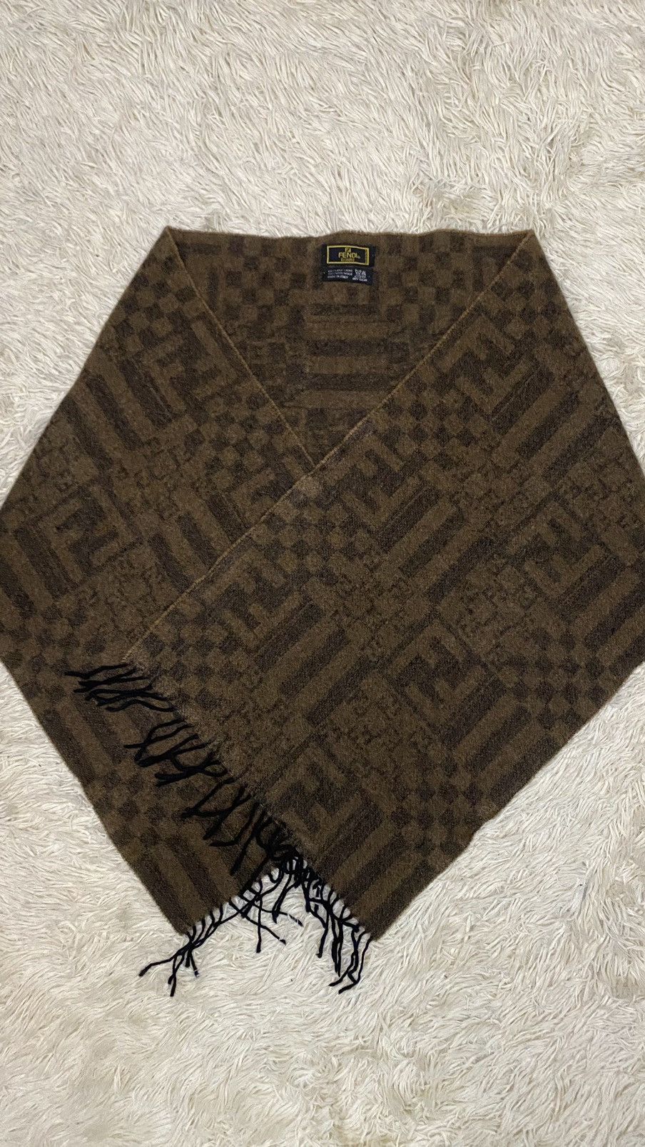 Fendi × Vintage Vintage Fendi Scarf / Muffler /Neckwear Size ONE SIZE - 2 Thumbnail