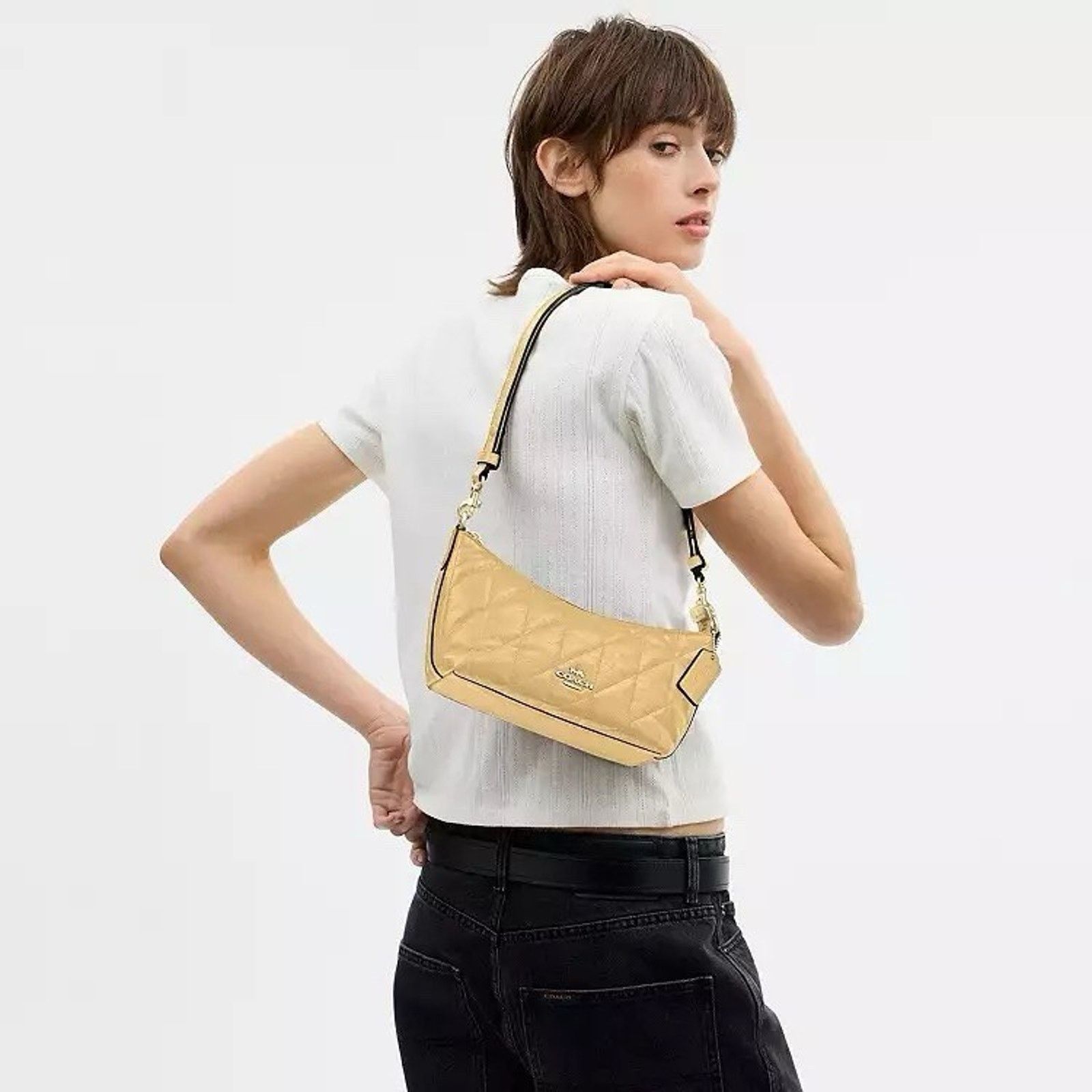 Coach NWT Coach Caitlin Shoulder Bag Quilting CDZ88 leather Size ONE SIZE - 8 Thumbnail