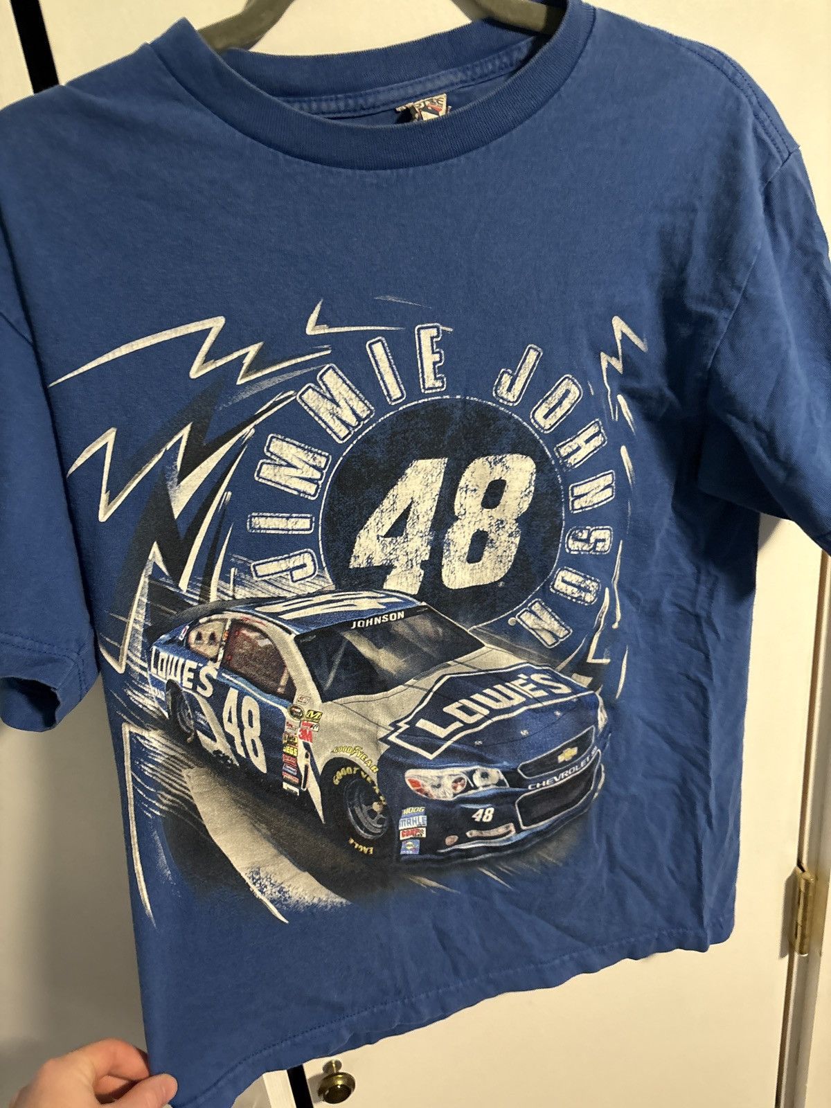 Vintage Vintage Jimmie Johnson Nascar T-Shirt Size US M / EU 48-50 / 2 - 1 Thumbnail