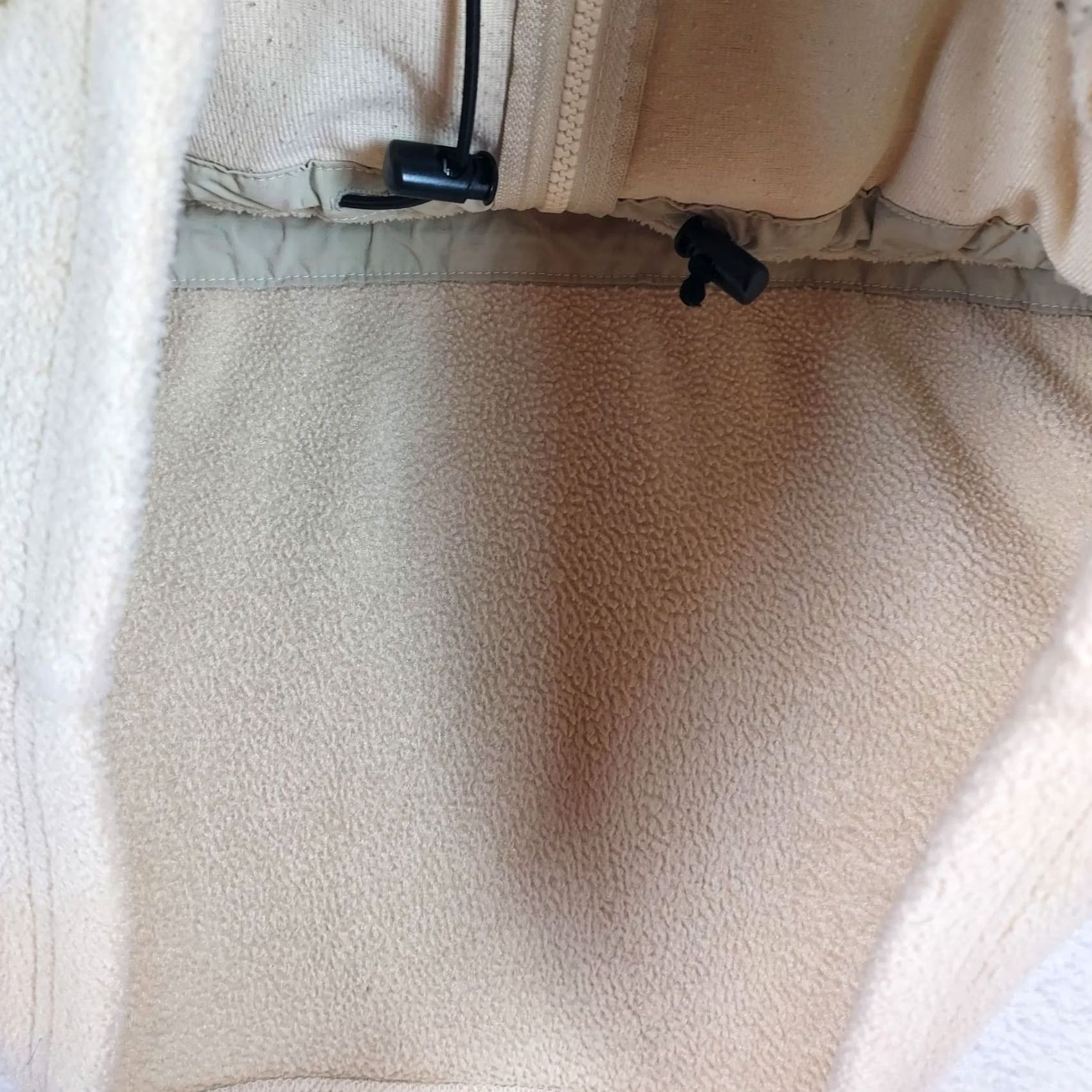 Vintage VINTAGE LL Bean Fleece Jacket Men’s Large Beige Full Zip Warm Outdoor Casual Layering Size US L / EU 52-54 / 3 - 5 Thumbnail