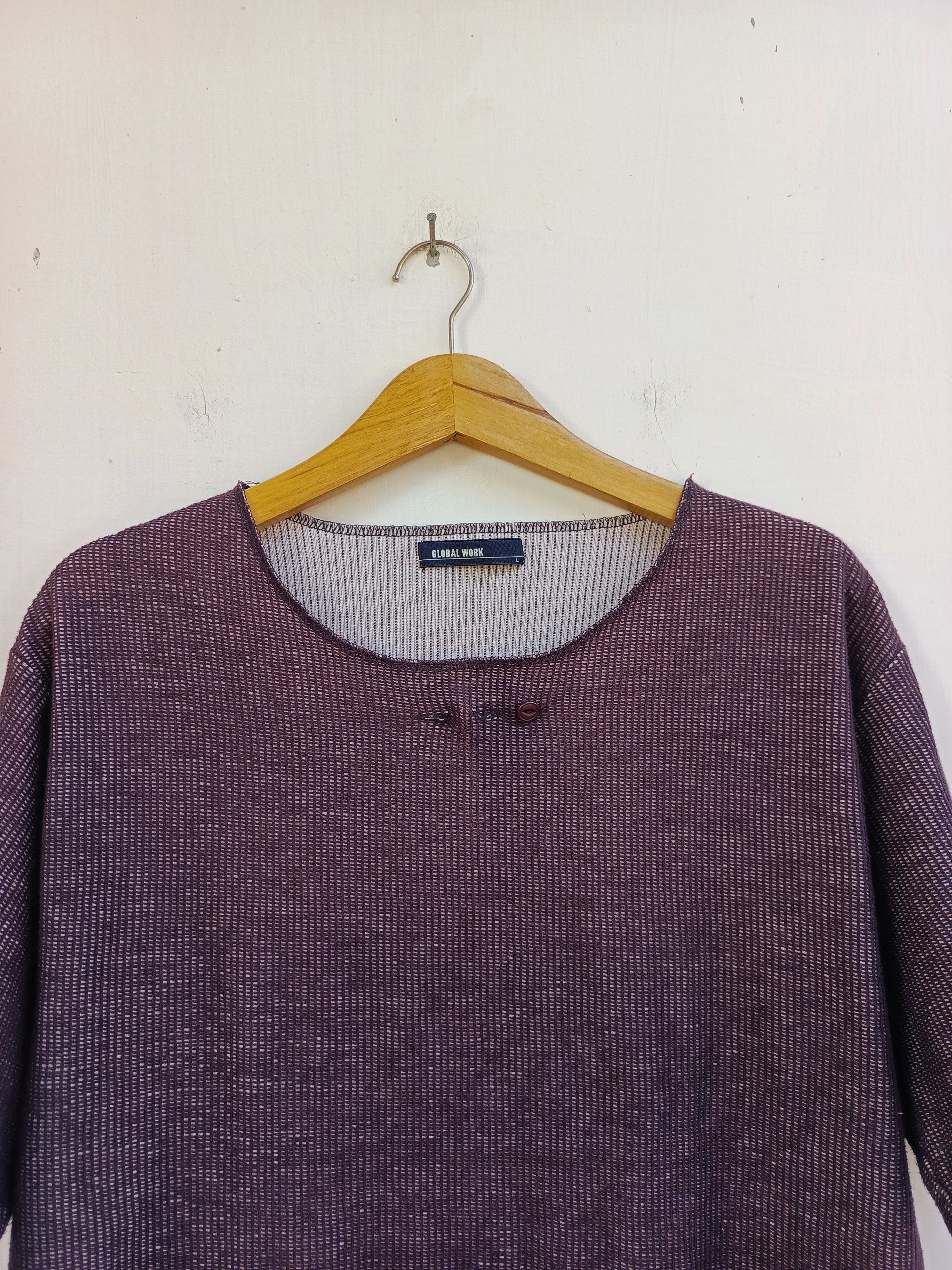 Global Work Global Work Knit T-Shirt Minimal Streetwear Essential Size US L / EU 52-54 / 3 - 2 Thumbnail