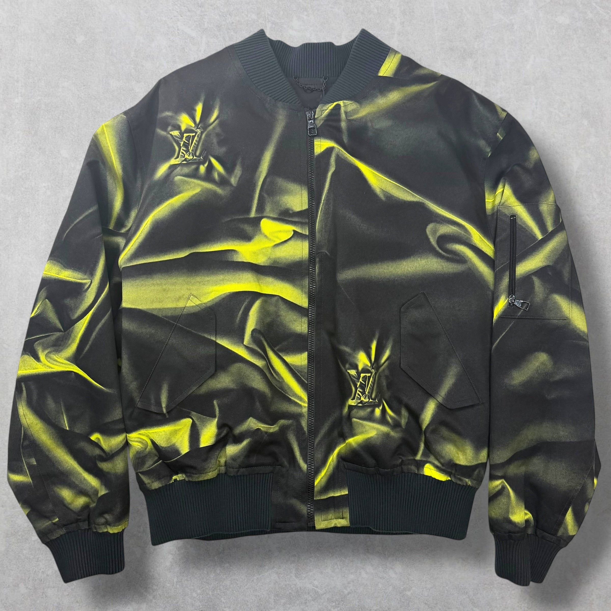 Louis Vuitton Louis Vuitton LV Dune Logo Bomber Jacket 56 (XXL) Size US XXL / EU 58 / 5 - 1 Thumbnail