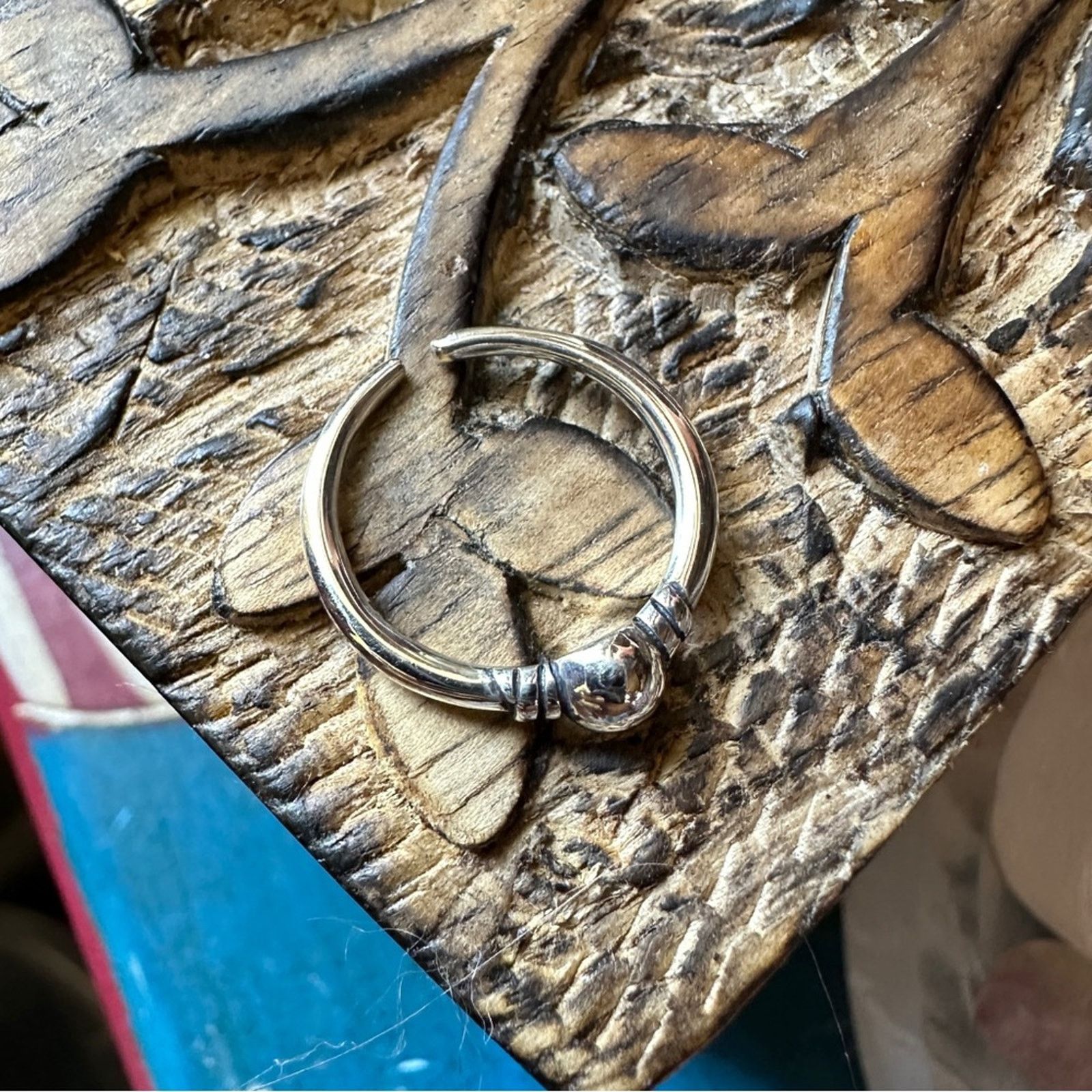 The Unbranded Brand Bali Ball Sterling Silver Toe Ring Size ONE SIZE - 4 Thumbnail