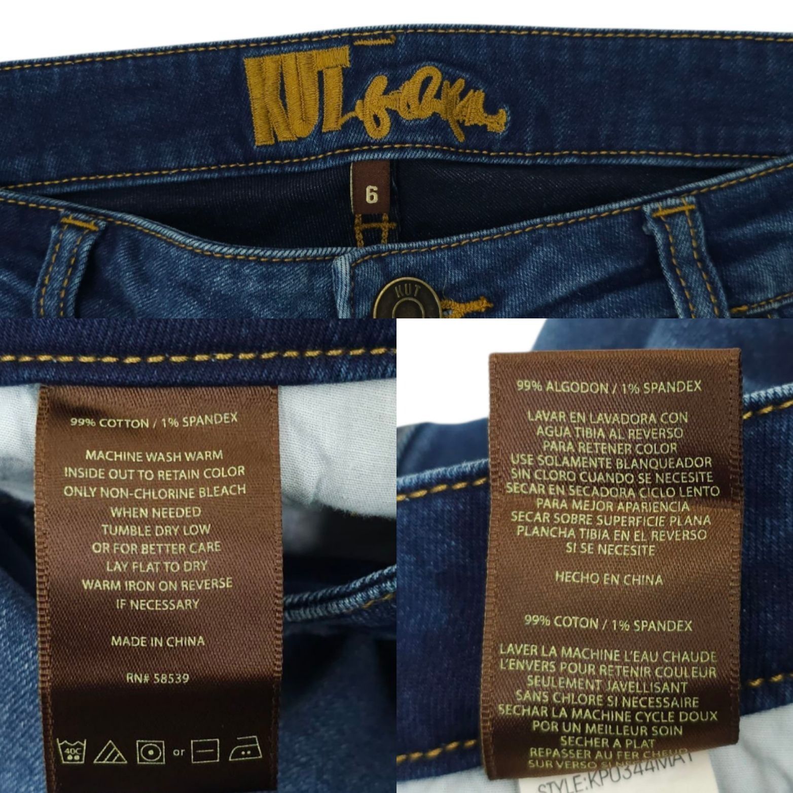 Other Kut From The Kloth Distressed Ankle Jeans Womens Size 6 Size 28" / US 6 / IT 42 - 8 Thumbnail