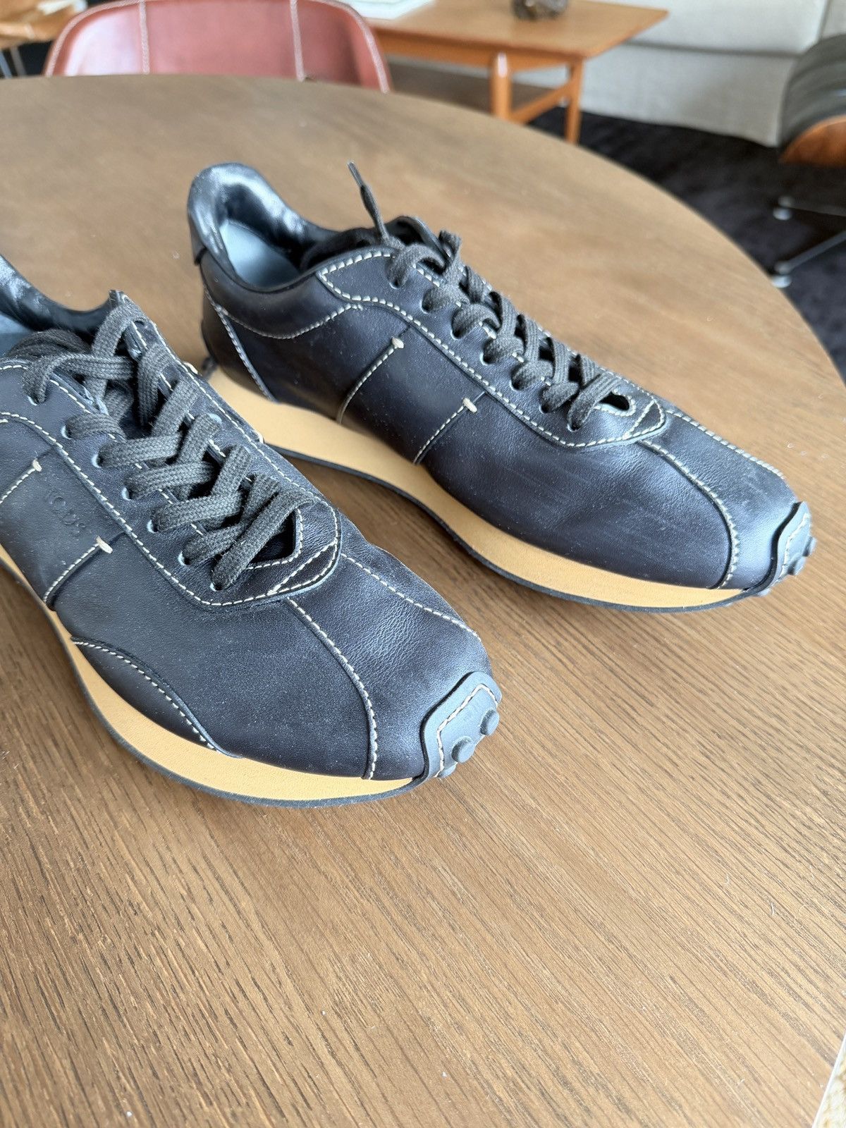 Tod's TOD'S Leather low trainers Size US 9 / EU 42 - 3 Thumbnail