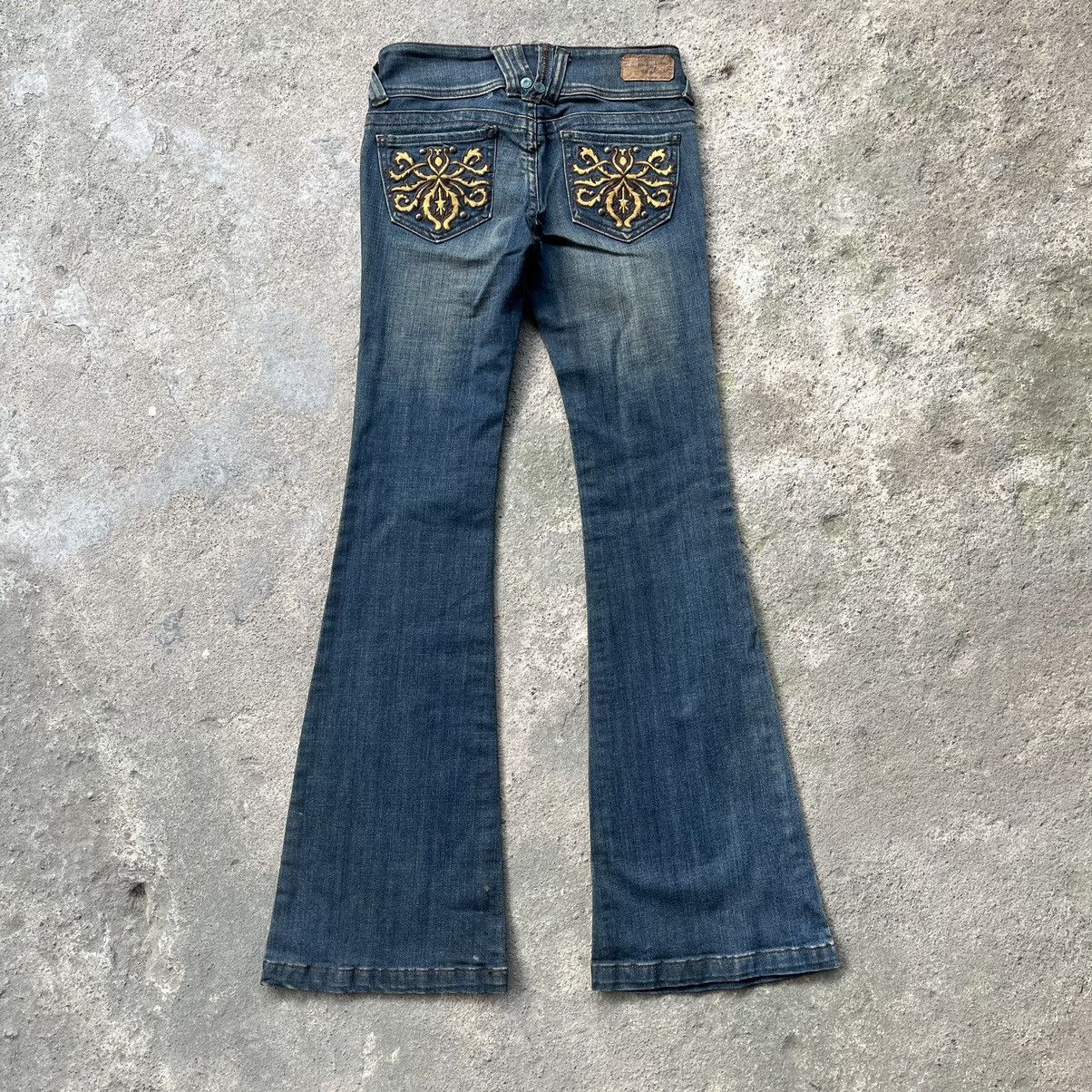 Luxury Jeans Egoist Denim Pants Super Wide Leg Opening
