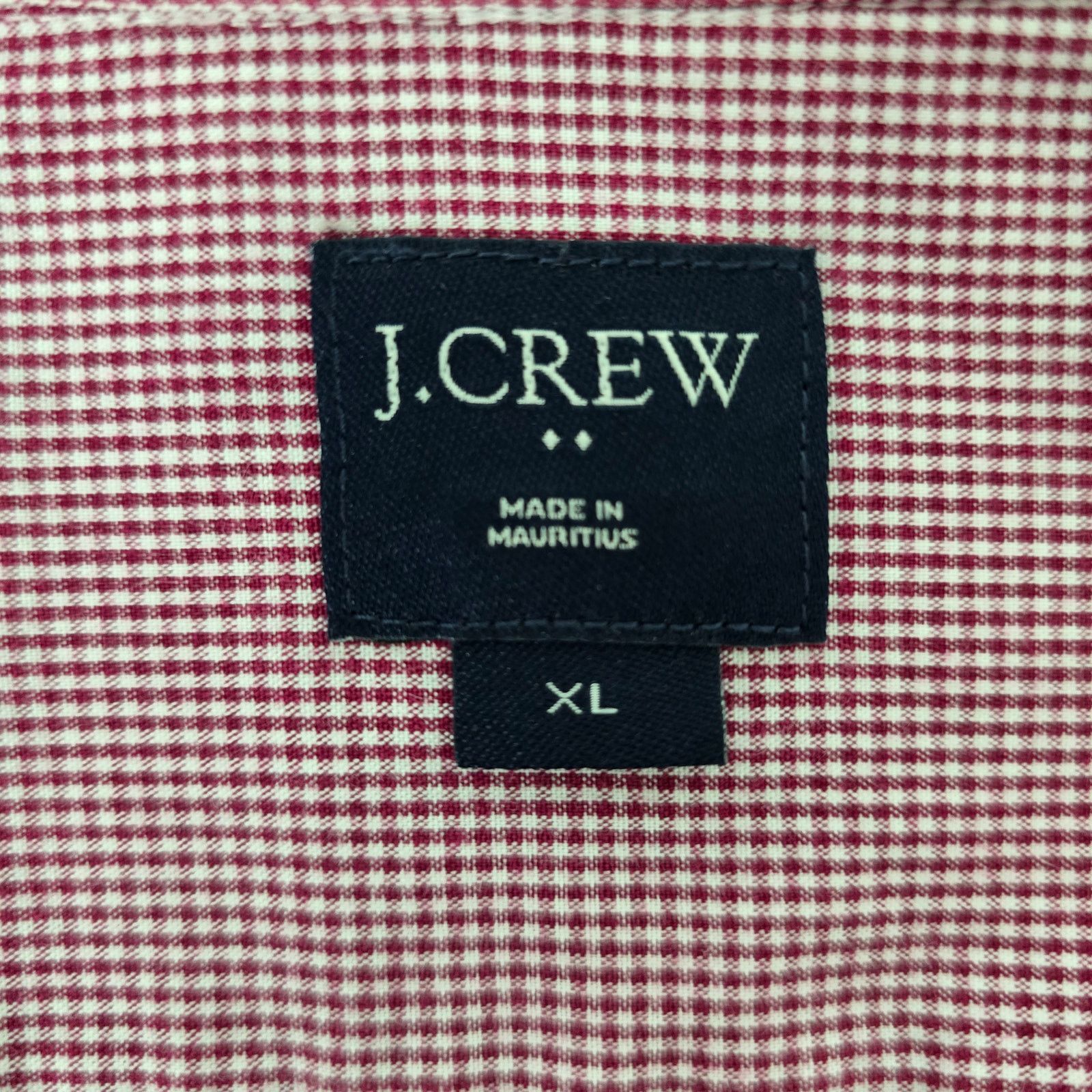 J.Crew J. Crew Shirt Men XL Micro / Mini Gingham Check Button down Size US XL / EU 56 / 4 - 11 Thumbnail
