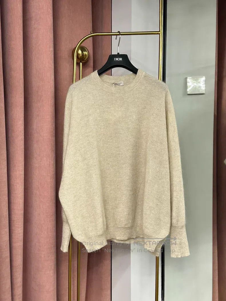 Brunello Cucinelli Brunello Cucinelli Mohair Knit Sweater Long Sleeve Top Size S / US 4 / IT 40 - 2 Thumbnail