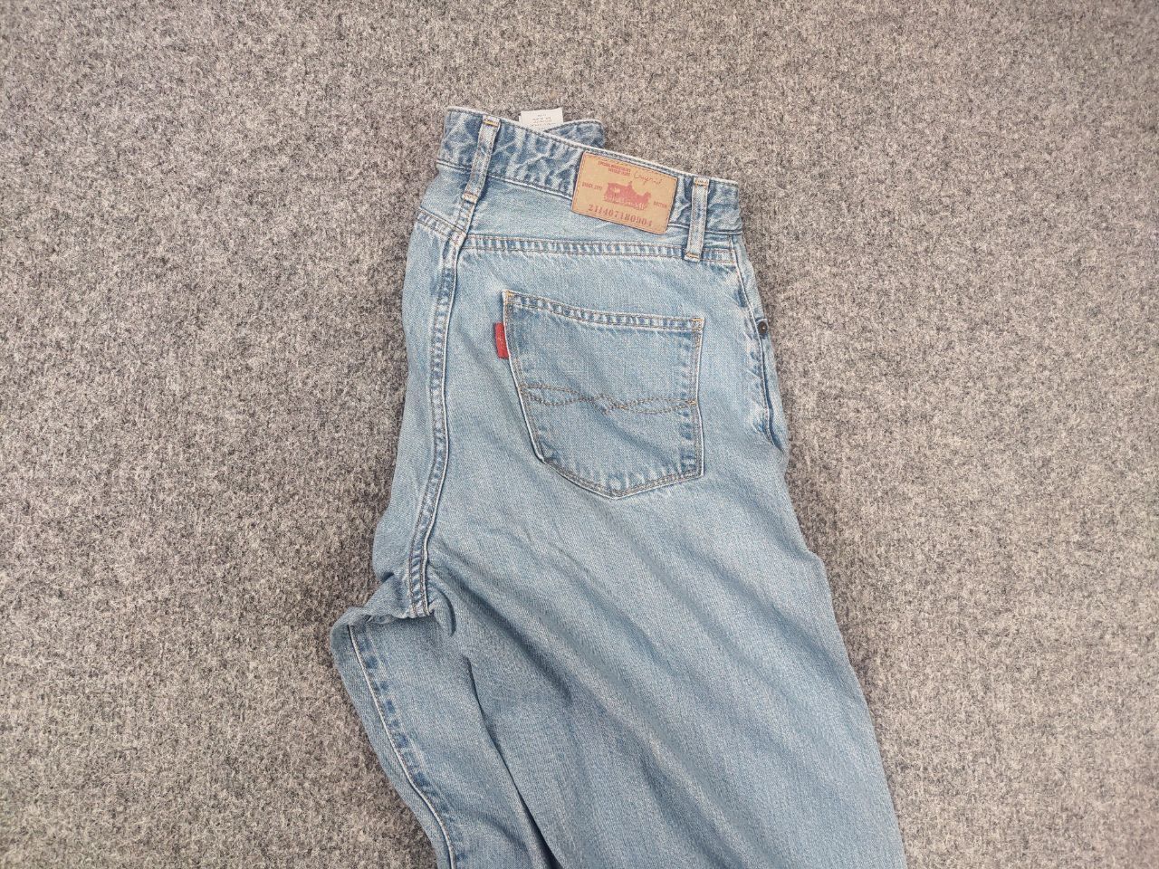 Japanese Brand Ungrid 2114071 Vintage Japan Wide Leg Baggy Distressed Jeans Size 26" / US 2 / IT 38 - 2 Thumbnail