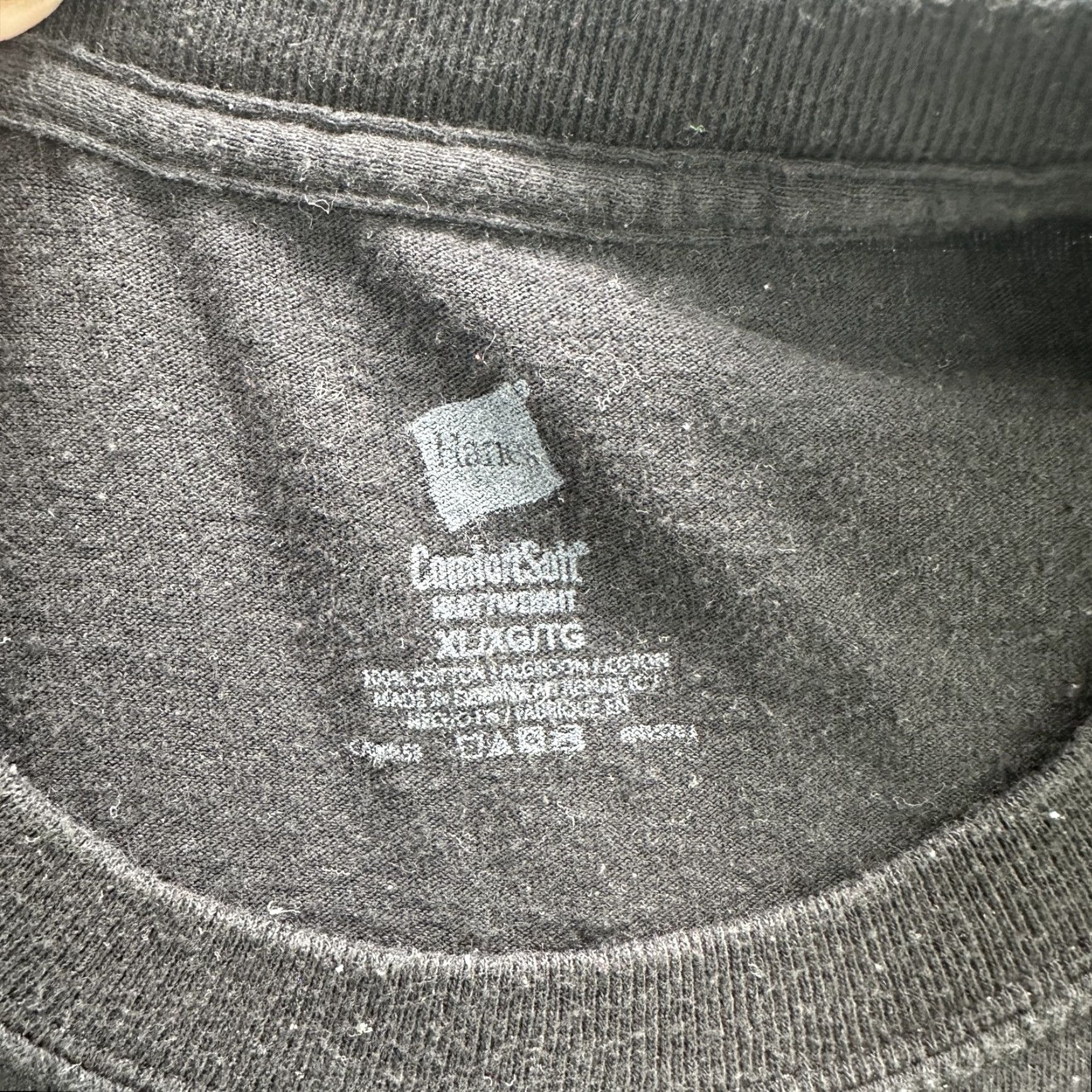 Hanes VINTAGE Hampton Jazz Festival 2014 T-Shirt Mens XL Black Concert Tee Graphic Print Music Festival 90s 2010s Size US XL / EU 56 / 4 - 7 Thumbnail