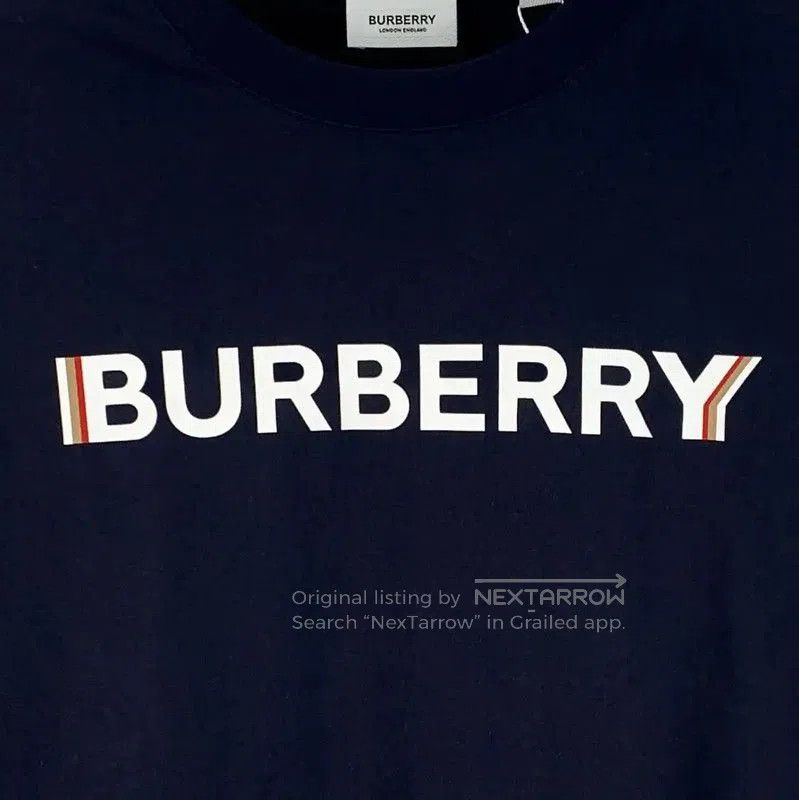 Burberry Burberry Men's Navy Cotton T-Shirt Size XS. Size US XS / EU 42 / 0 - 3 Thumbnail