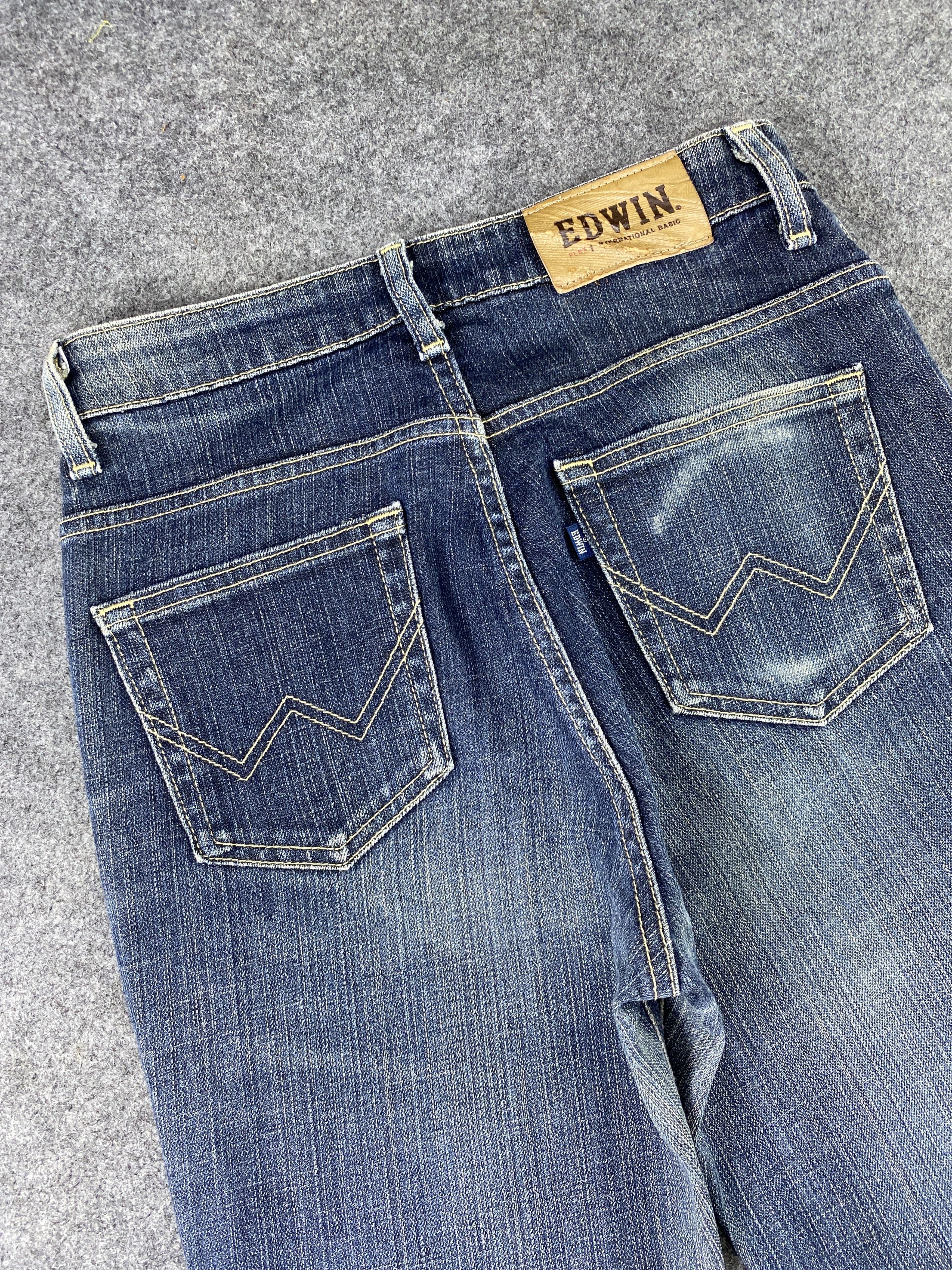 Edwin Vintage Edwin Distressed Wash Flare Jeans - J1076 Size 26" / US 2 / IT 38 - 6 Thumbnail