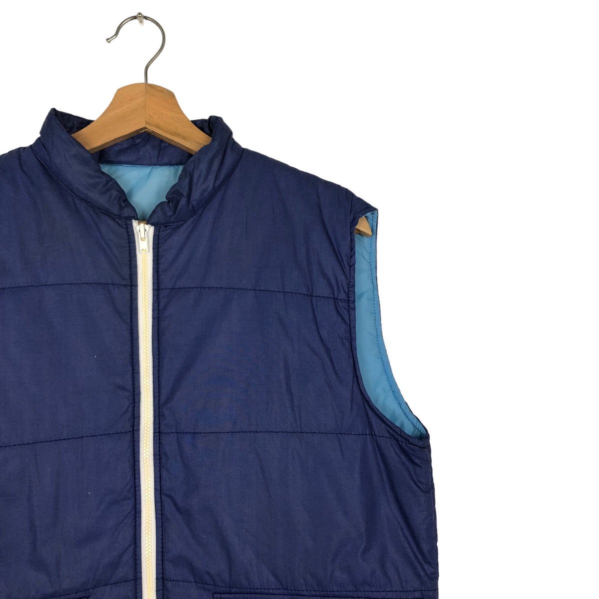 Japanese Brand 🔥Rare Puffer Down Vest Mitsubishi Electric Big Logo Work Size US M / EU 48-50 / 2 - 6 Thumbnail