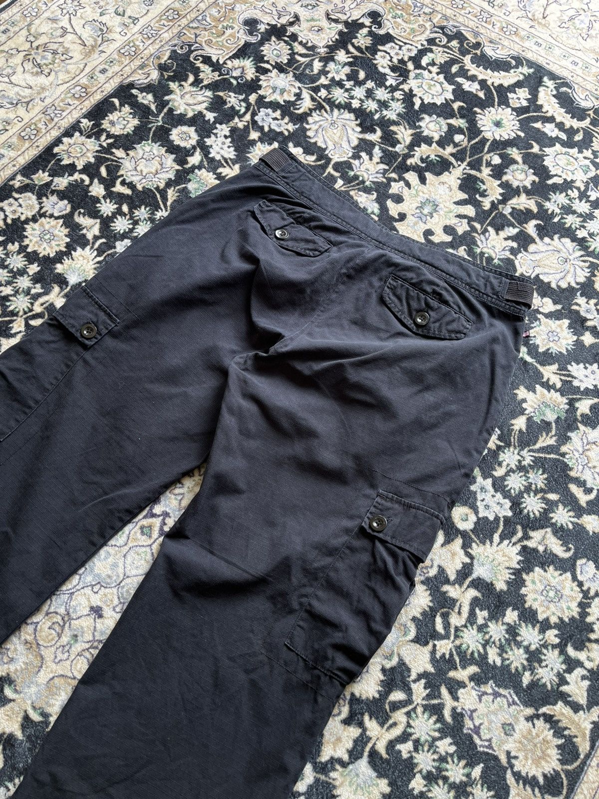 Polo Ralph Lauren Polo Ralph Lauren Black Ripstop Cargo Pants Size US 34 / EU 50 - 6 Thumbnail