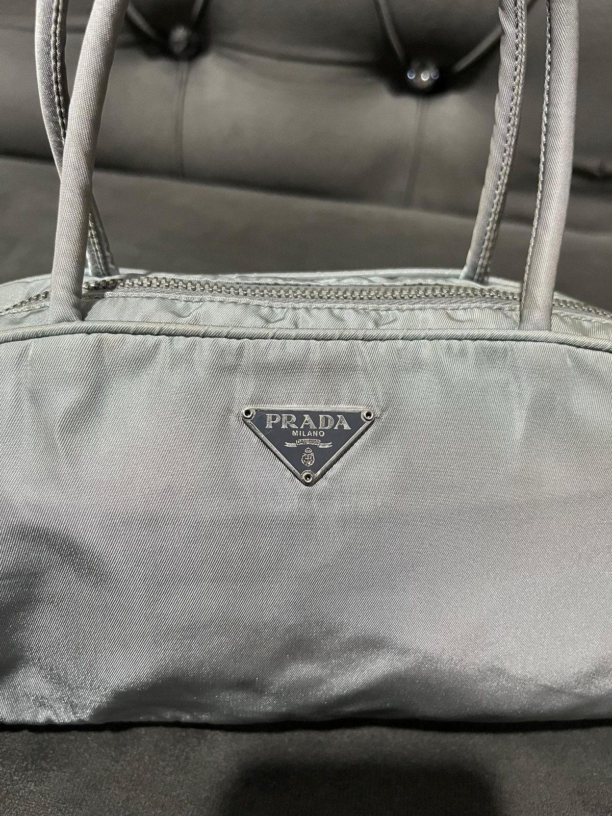Prada Authentic Vintage Prada Tessuto Nyalon Handbag Size ONE SIZE - 6 Thumbnail