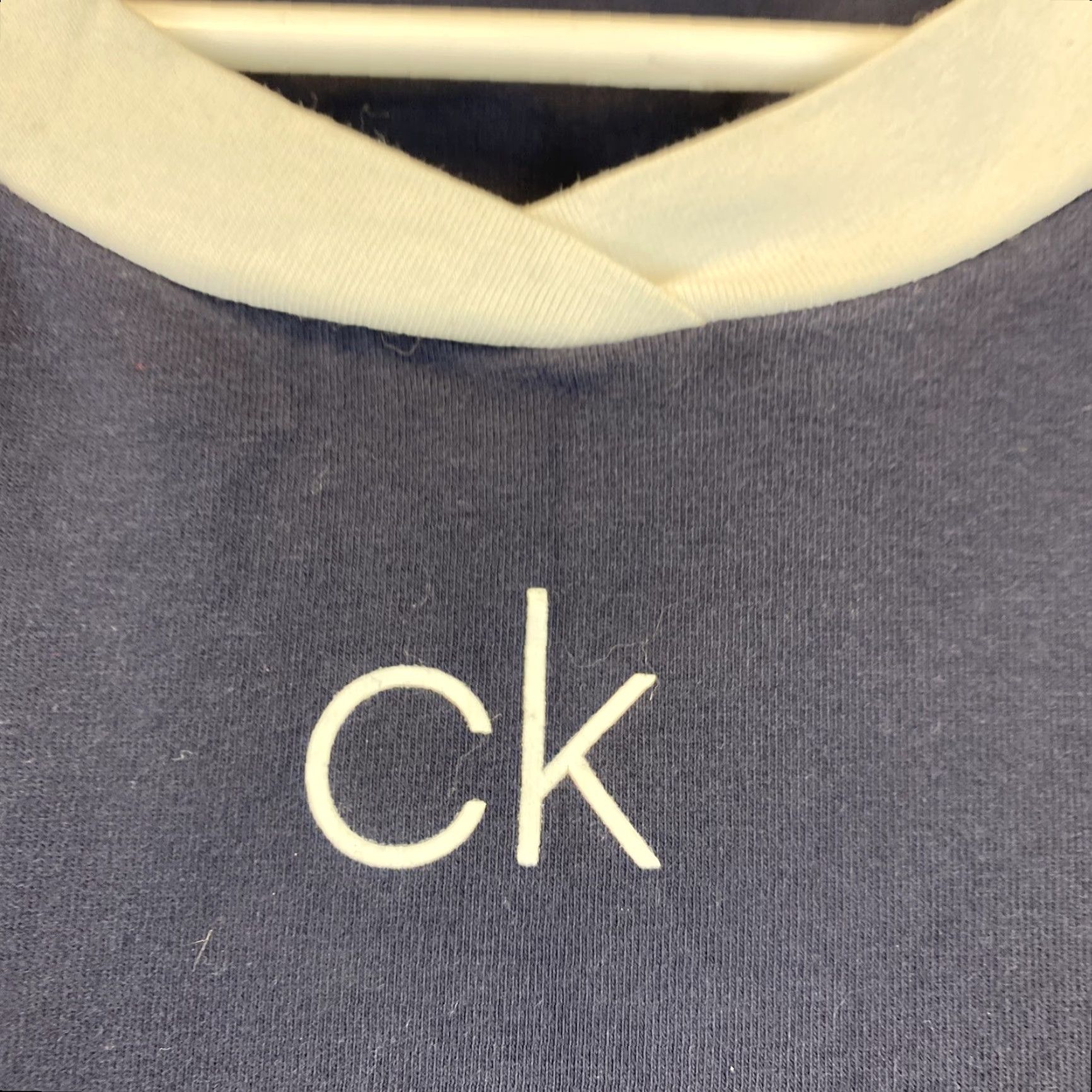 Calvin Klein CALVIN KLEIN Navy Blue T-Shirt Dress Women's Size Large Sleeveless Knee Length Size L / US 10 / IT 46 - 4 Thumbnail