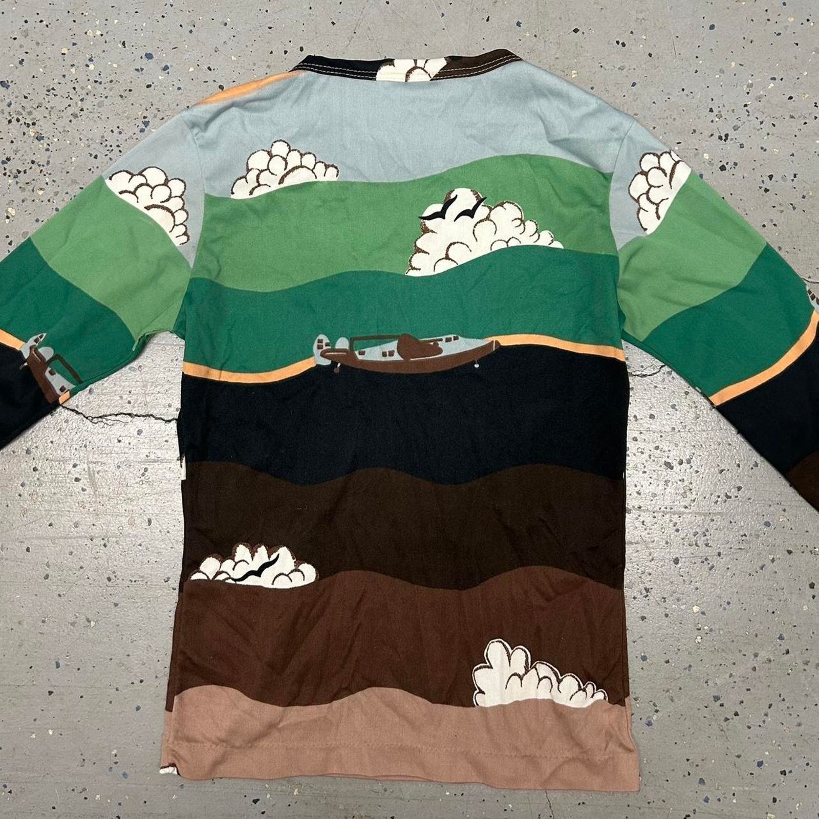 Other VTG 60s/70s Airplane Art Deco/Souvenir Shirt Size S / US 4 / IT 40 - 6 Thumbnail