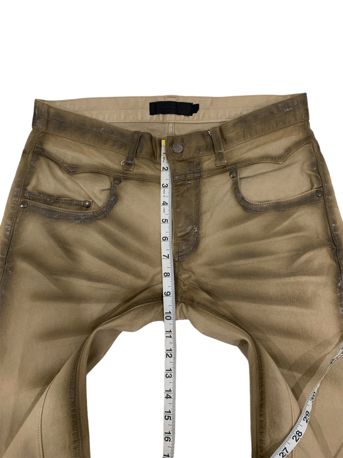 Japanese Brand Jackrose Half Waxed Slim Boot Cut Flared Pant Size US 32 / EU 48 - 13 Thumbnail