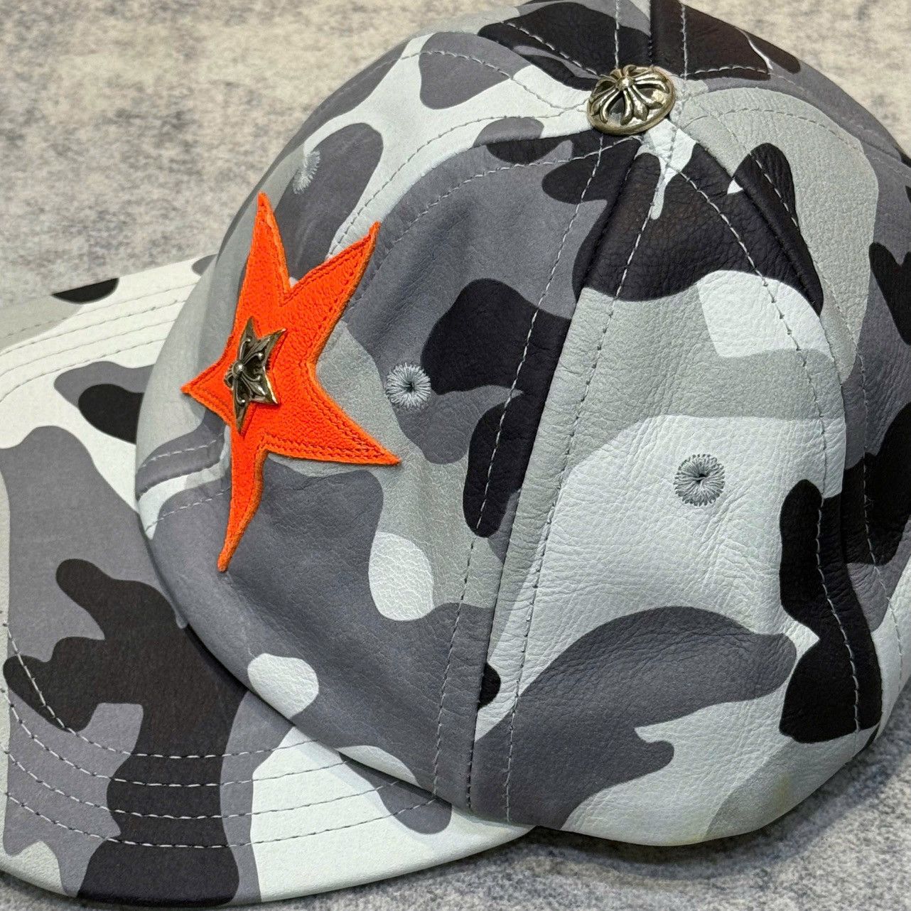 Chrome Hearts Chrome Hearts STAR PATCH CAMO LEATHER trucker Size ONE SIZE - 2 Thumbnail