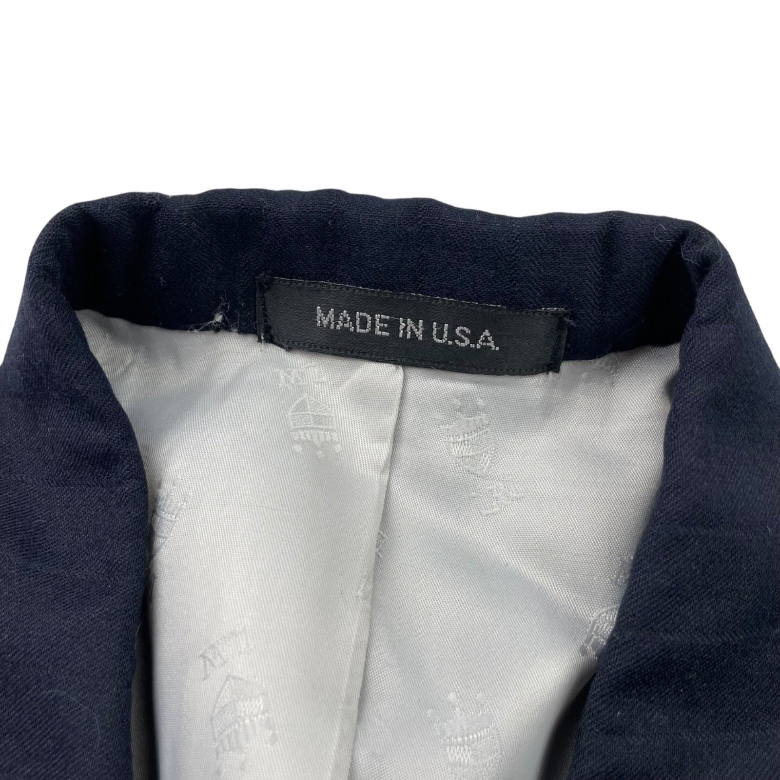 Other VTG Lord West Men's Satin Lapel 1-Button Tuxedo Suit Navy • Size 42R - 5 Thumbnail