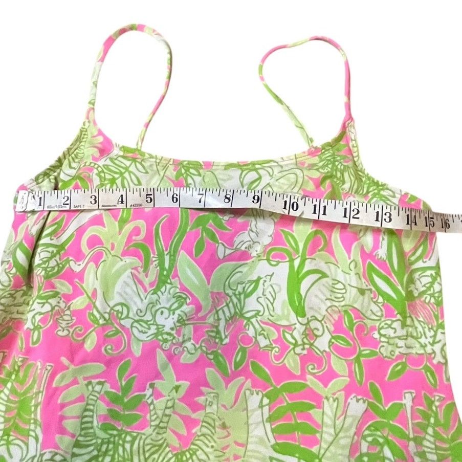Lilly Pulitzer Lilly Pulitzer One-Piece Swimsuit Pink and Green Size 8 Size M / US 6-8 / IT 42-44 - 3 Thumbnail