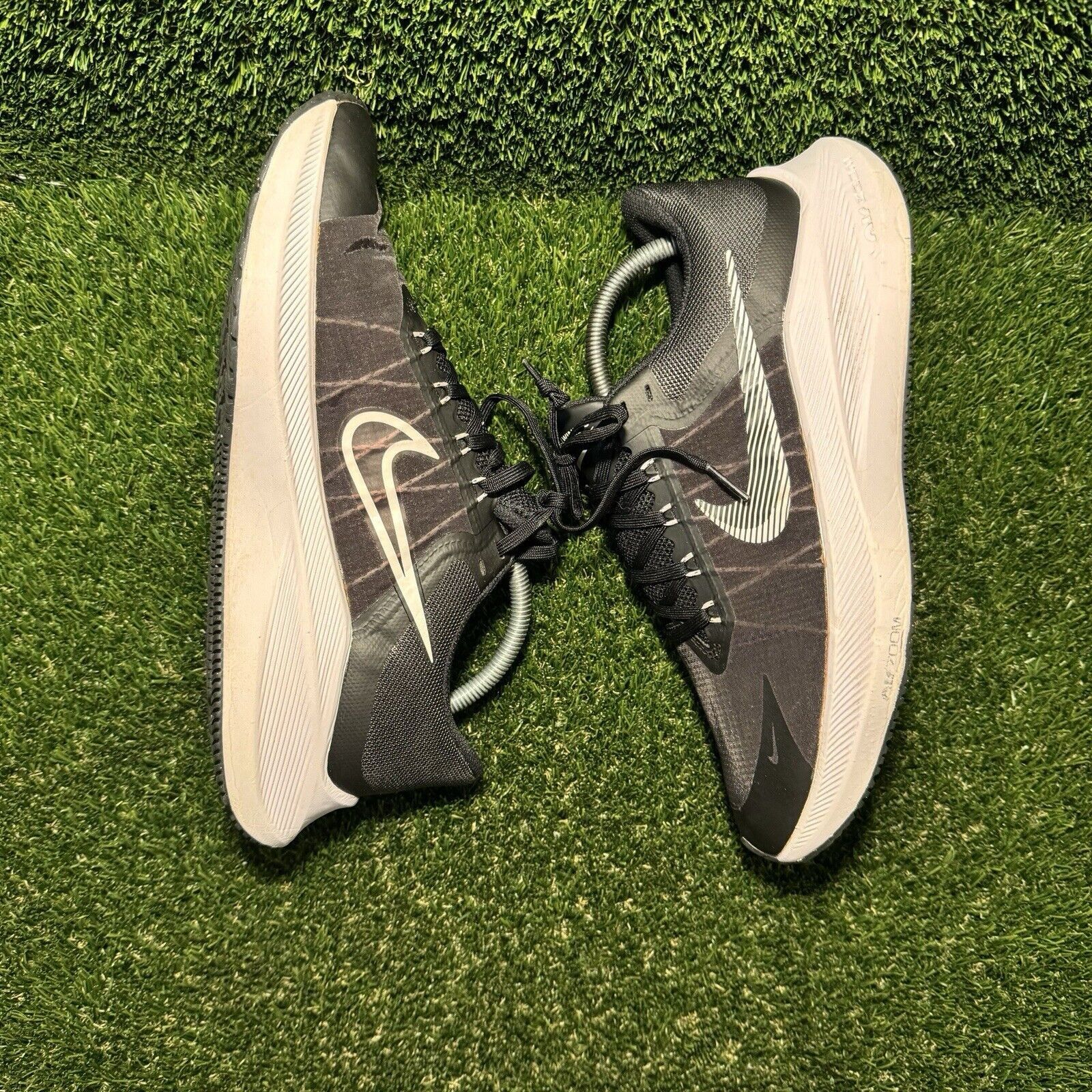 Nike Size 10 - Nike Zoom Winflo 8 Black White W Size US 10 / IT 40 - 4 Thumbnail