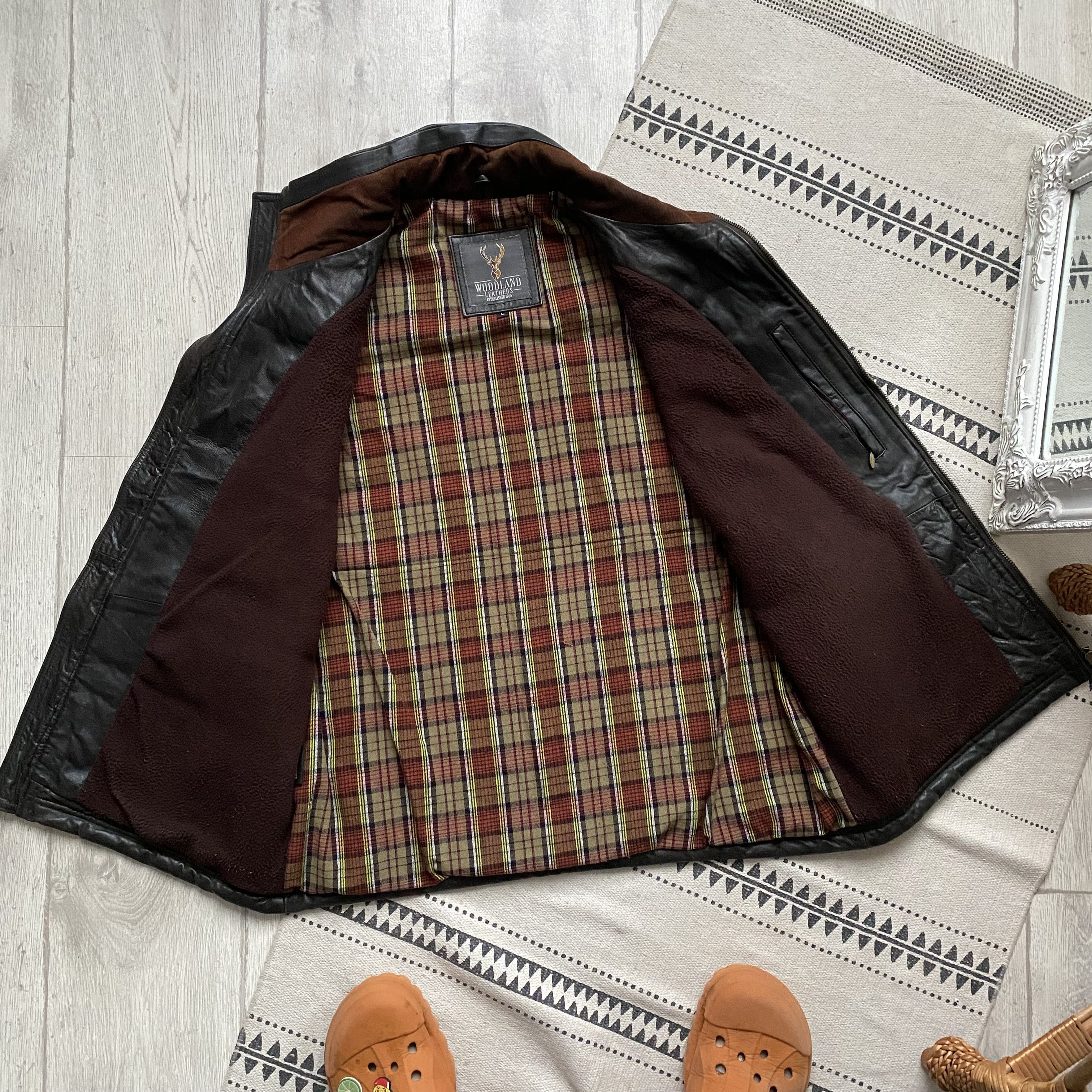 Genuine Leather Vintage 00s Real leather puffer vest jacket diesel style Size US M / EU 48-50 / 2 - 10 Thumbnail