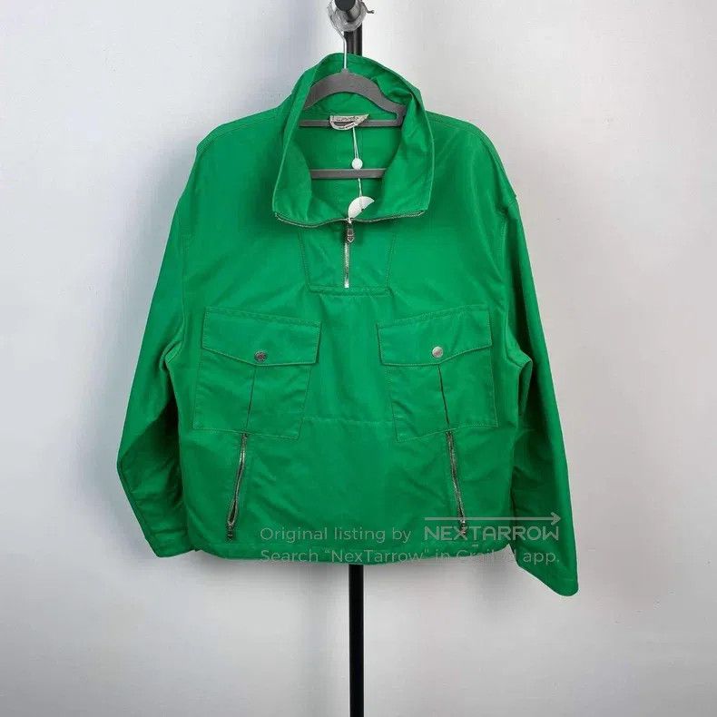 Hermes Hermes Polyester Windbreaker Jacket Green Size US M / EU 48-50 / 2 - 1 Thumbnail