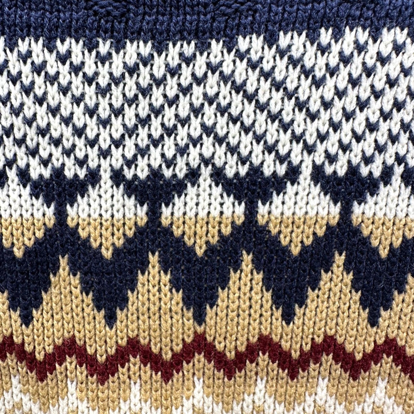 JCPenney VINTAGE J. C. Penney Sweater Mens Small Pullover Crew Neck Cable Diamond Argyle Knit Red Blue White 60s Classic Preppy Size US S / EU 44-46 / 1 - 5 Thumbnail
