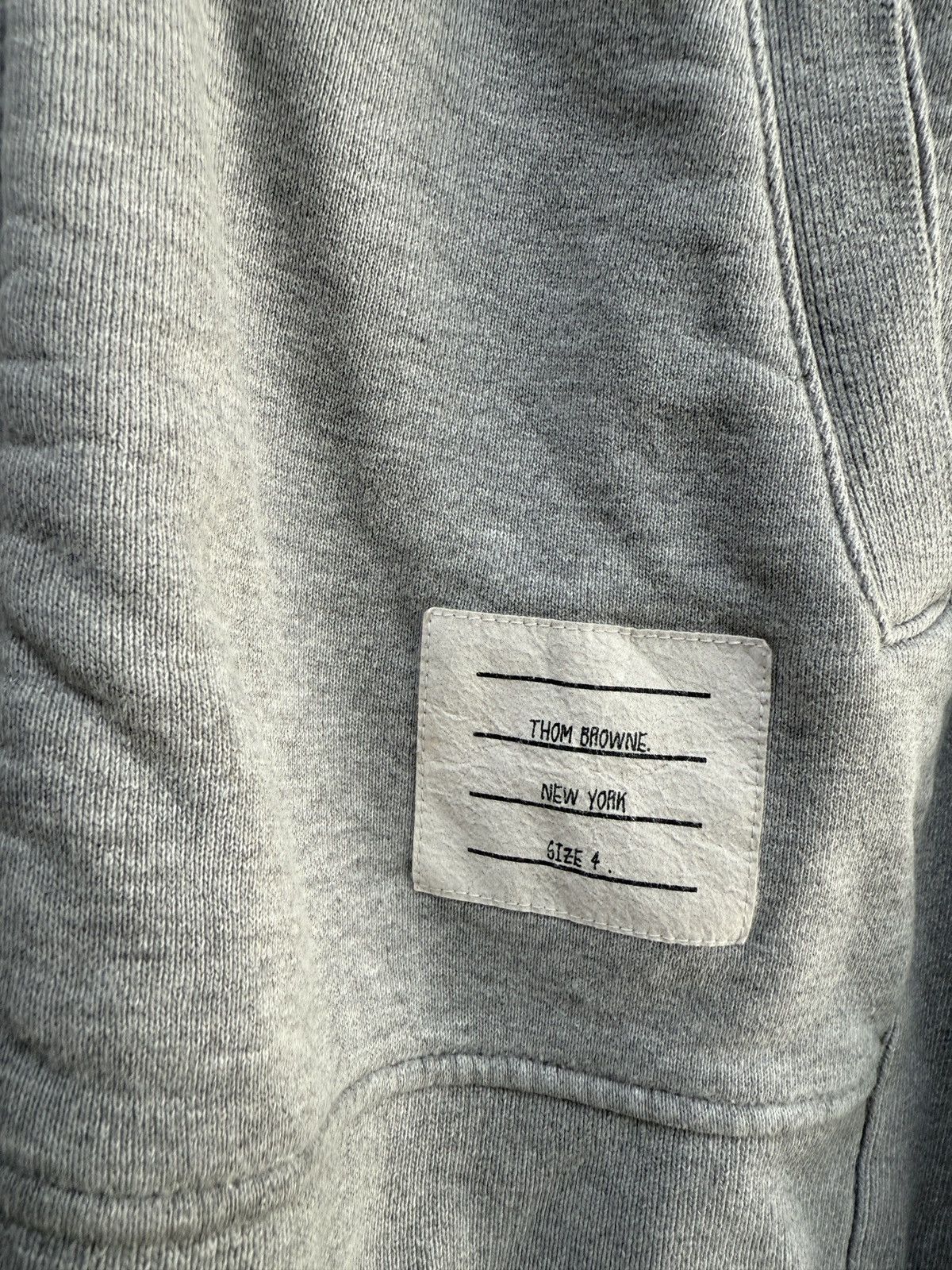 Thom Browne Thom Browne Grey Zip Up Hoodie Size US L / EU 52-54 / 3 - 5 Thumbnail