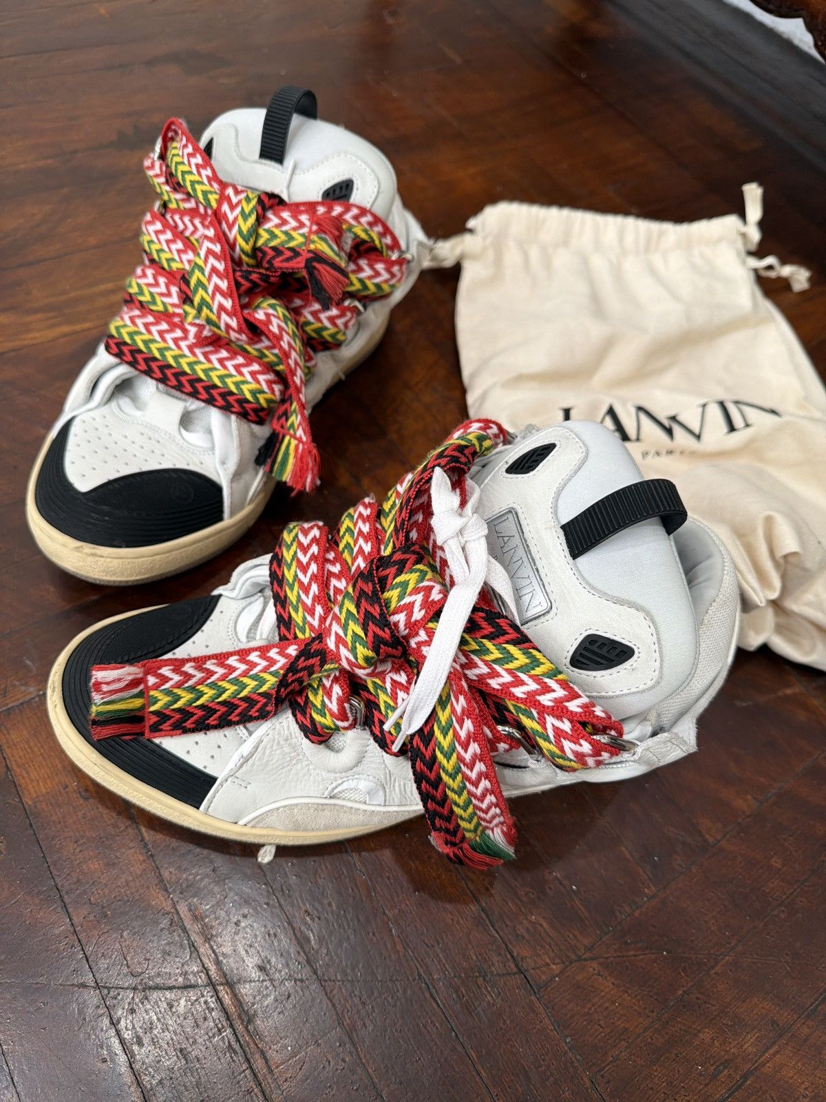 Lanvin Lanvin Curbed sneaker OG Size US 11.5 / EU 44-45 - 4 Thumbnail