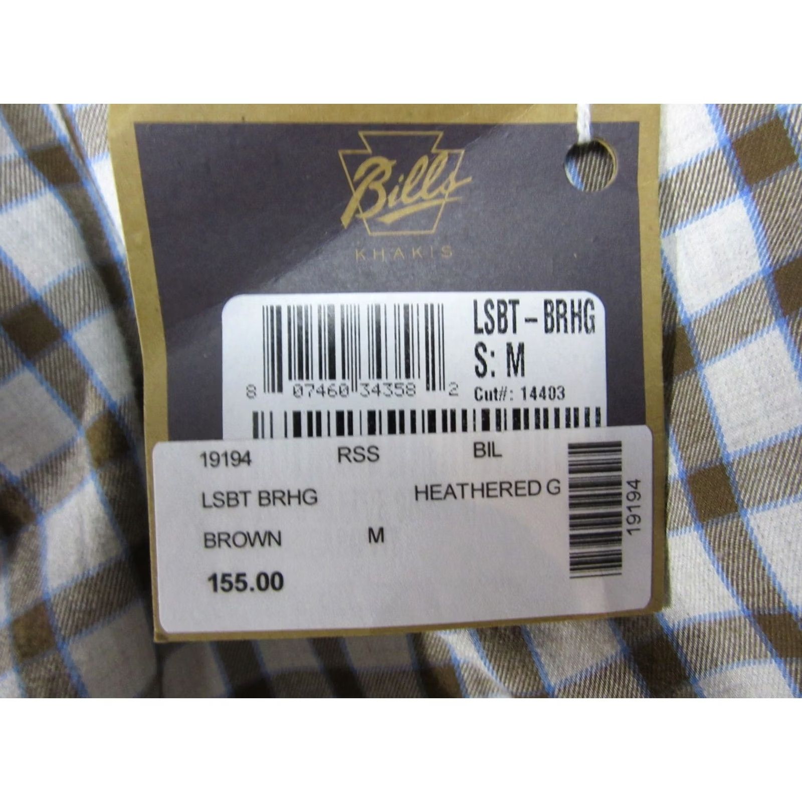 Bills Khakis Bills Khakis Shirt Mens Medium Brown Buffalo Check Flannel Button Up Classic Fit Mens Size US M / EU 48-50 / 2 - 5 Thumbnail