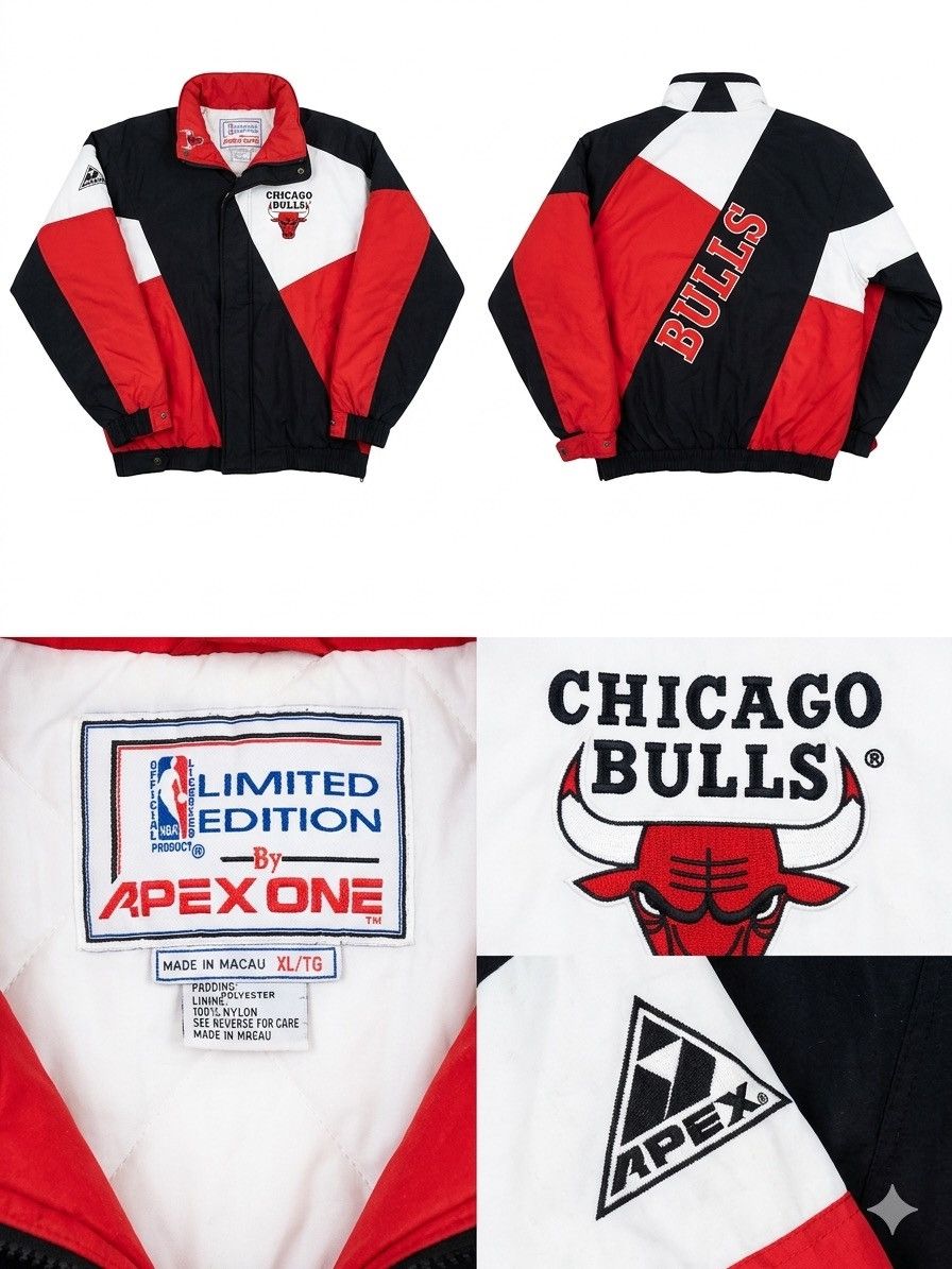 Apex Chicago Bulls x Apex One "Limited Edition" Puffer Jacket Size US XL / EU 56 / 4 - 1 Thumbnail
